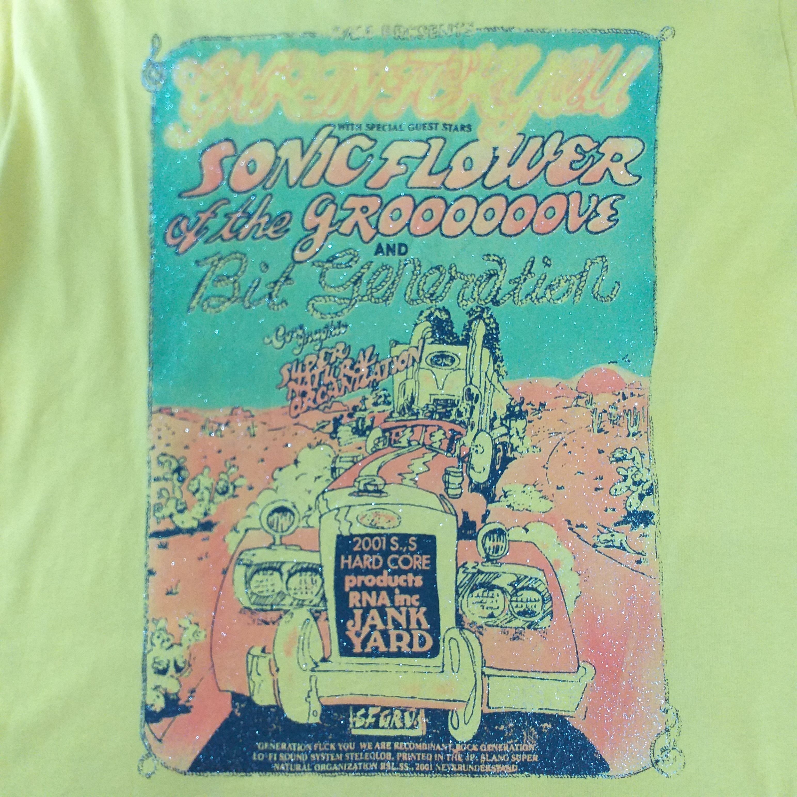 Japanese Brand Vintage RNA Sonic Flower Of The Groove Tshirt Tee -E110 Size US M / EU 48-50 / 2 - 5 Thumbnail