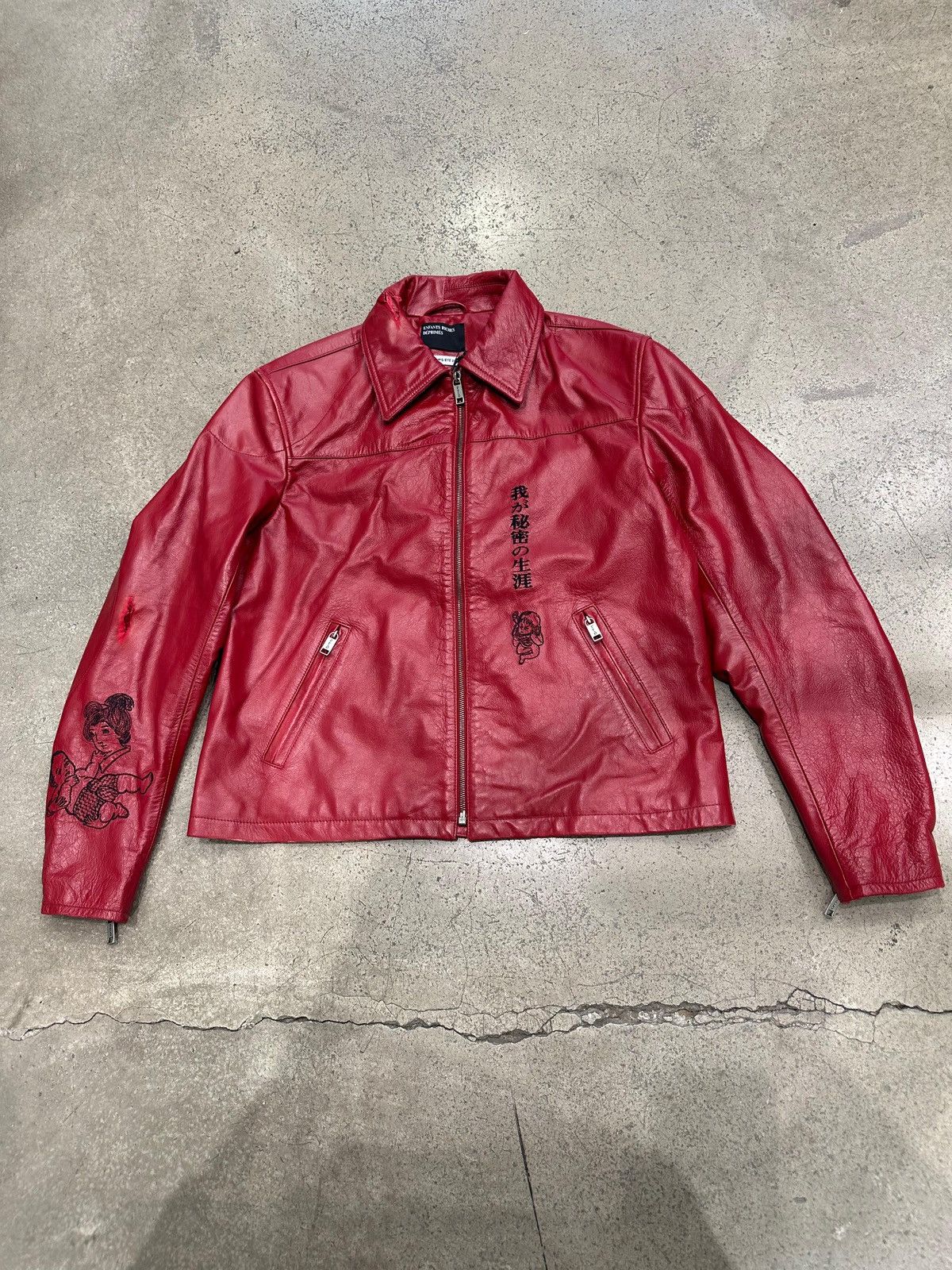 Enfants Riches Deprimes ENFANTS RICHES DEPRIMES - The Bully Jacket Red Black Size US L / EU 52-54 / 3 - 1 Thumbnail