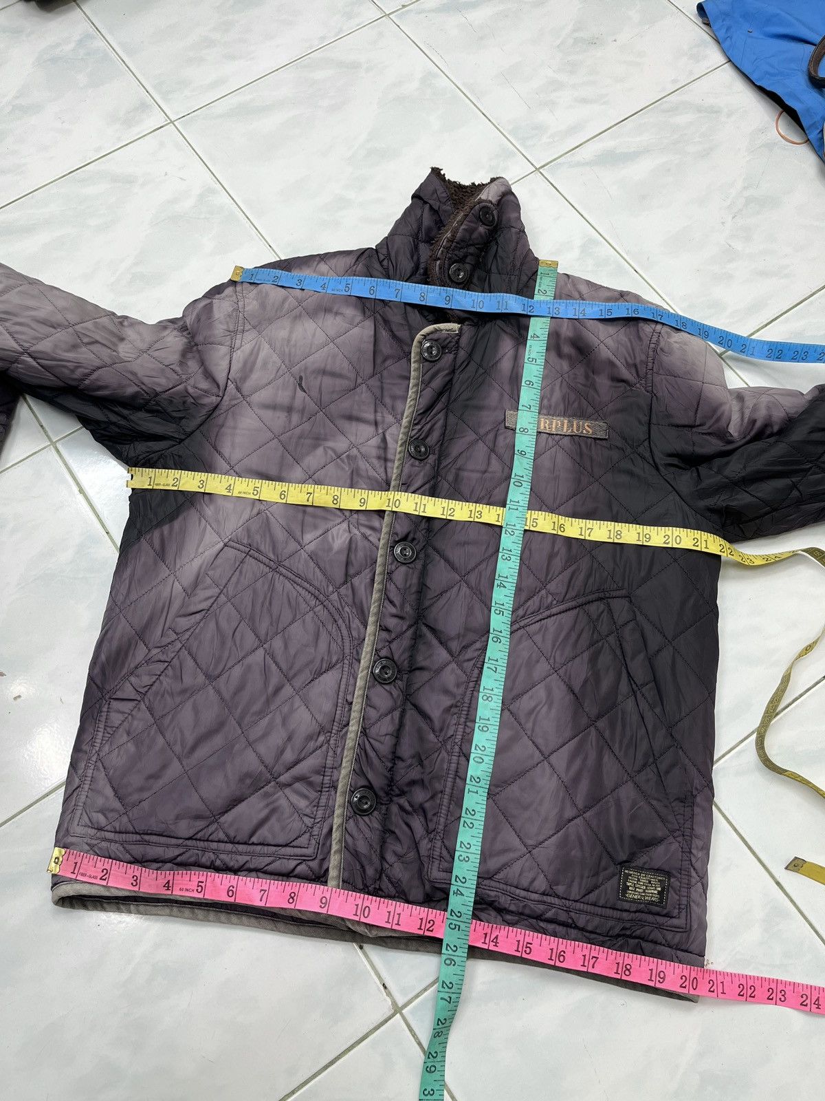 Japanese Brand 🔥🔥🔥ARCHIVE SURPLUS QUILTED SUN FADED JACKET Size US S / EU 44-46 / 1 - 23 Thumbnail