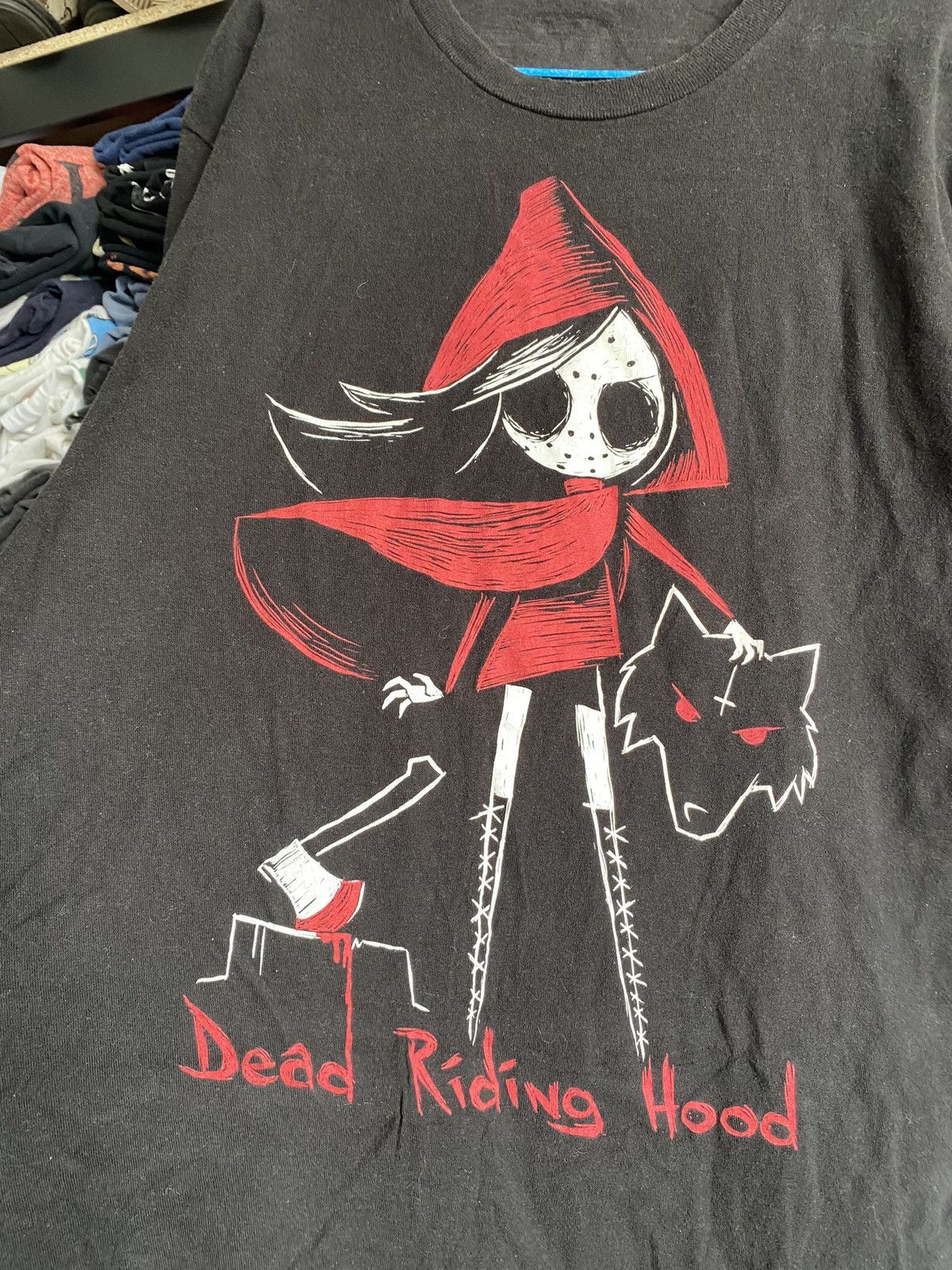 Cartoon Network × Vintage 00s🔥Aku Mu Ink Dead Riding Hood Gothic Punk Opium Mens Tee Size US L / EU 52-54 / 3 - 2 Thumbnail