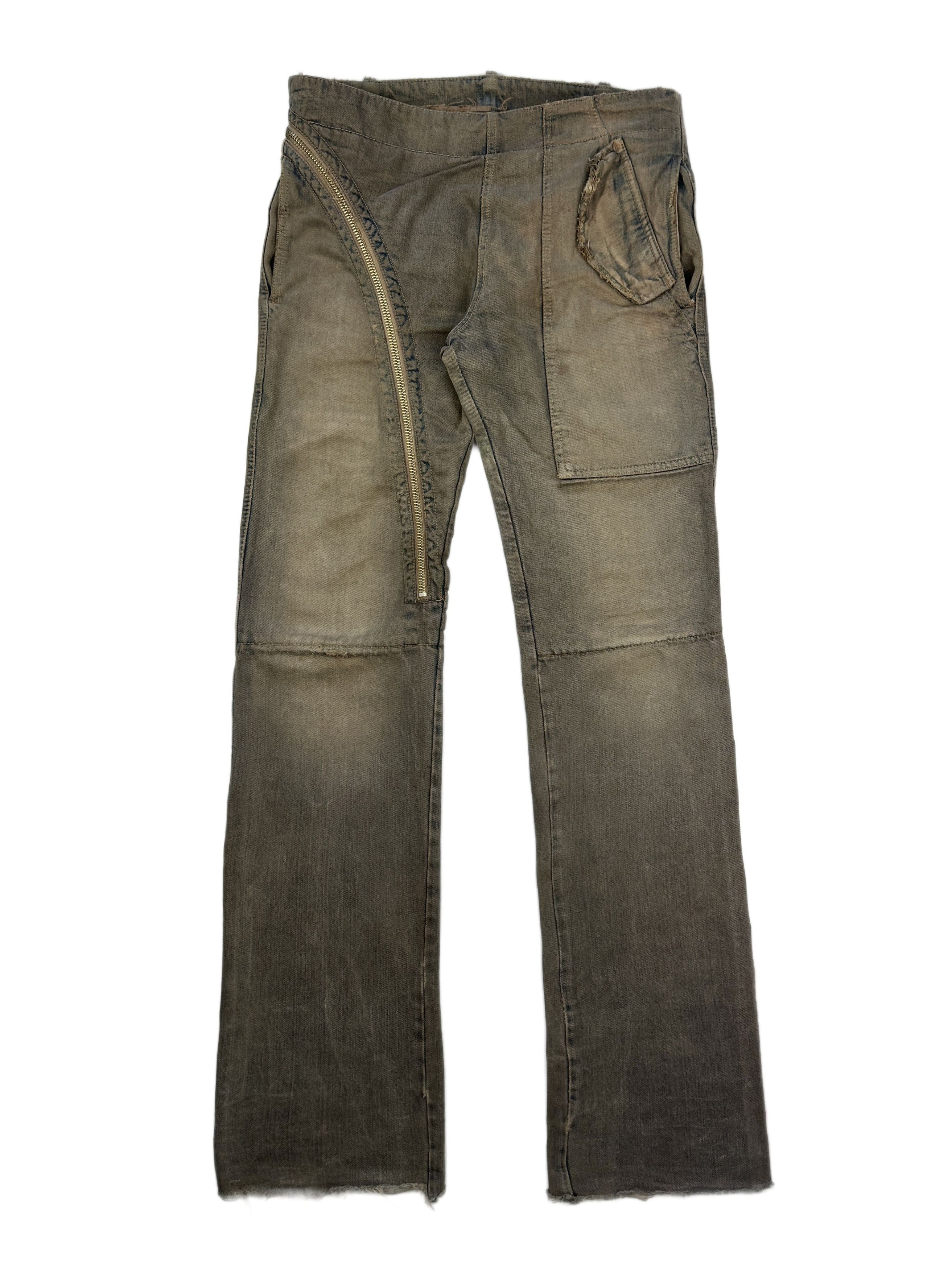 【RICK OWENS】インディゴ＆ブラウン Aircut ジーンズ Rick Owens Drkshdw Aircut Denim | Grailed