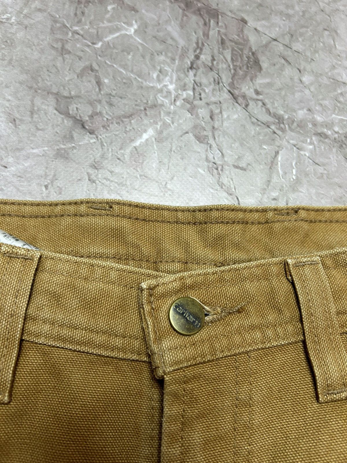 Carhartt × Vintage Faded Brown Carhartt Double Knee Brown Carhartt Pants B01 Size US 32 / EU 48 - 7 Thumbnail
