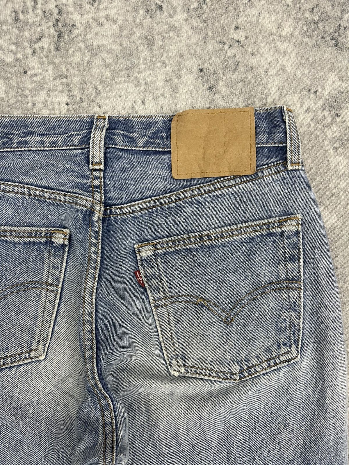 Levi's Vintage 90s Levis 501 Faded Blue For Women Size 29" - 13 Thumbnail