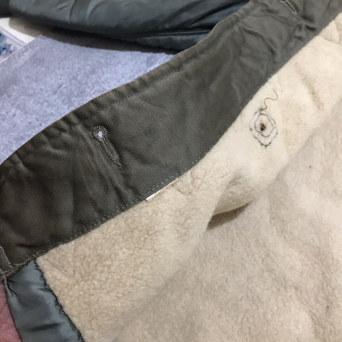 Vintage Vintage 60s USAF OG-107 Coat Liner / MEDIUM Size US M / EU 48-50 / 2 - 3 Thumbnail