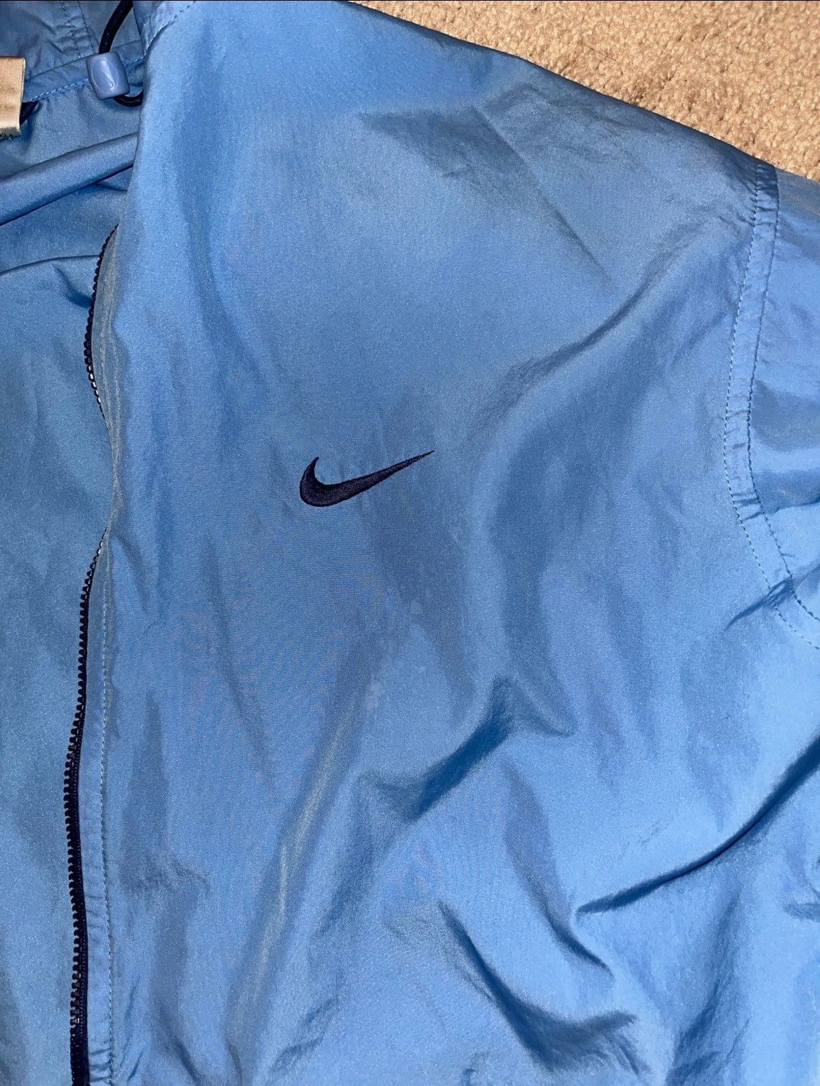 Nike × Vintage Vintage light blue Nike jacket Size US S / EU 44-46 / 1 - 2 Thumbnail