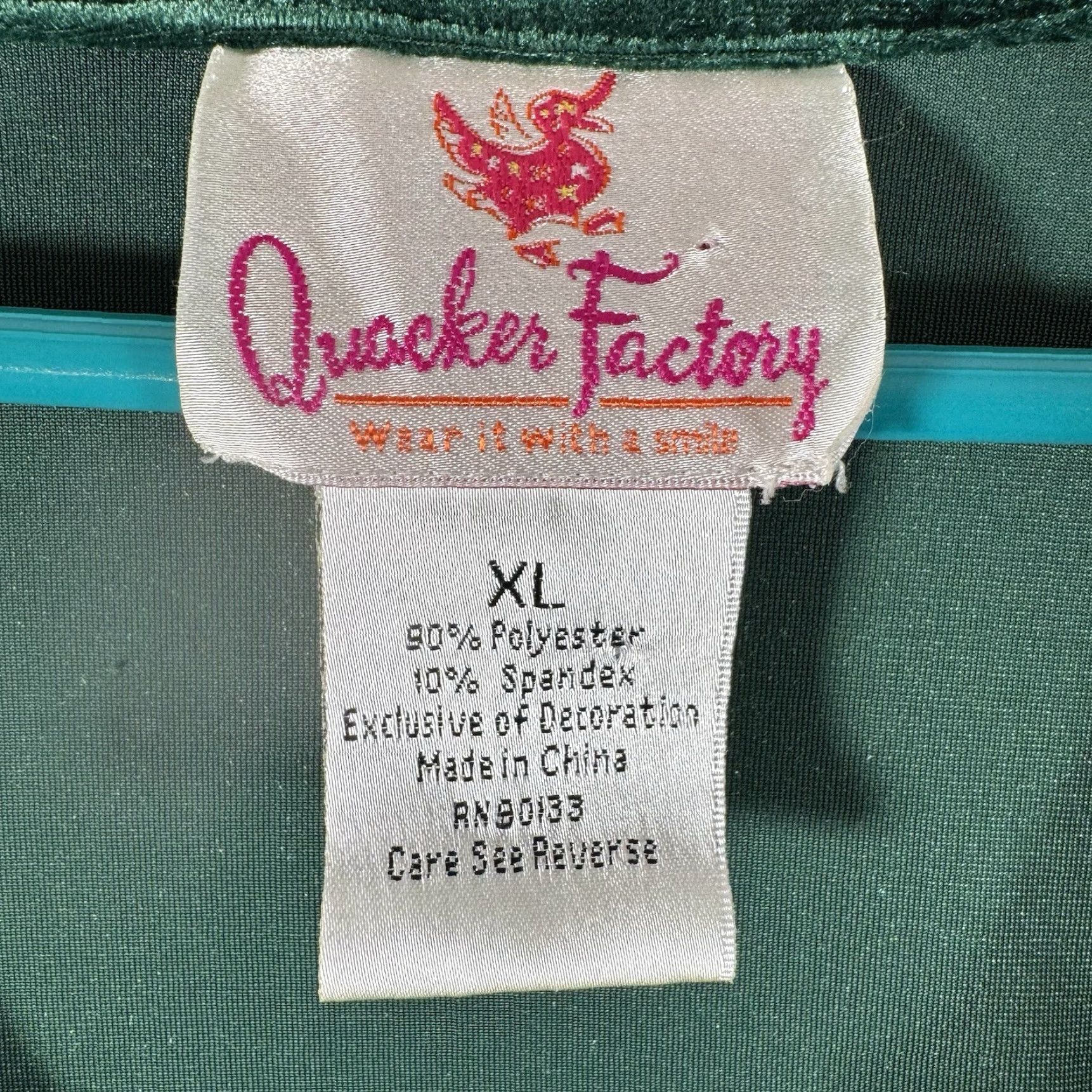 Quacker Factory Quacker Factory Cardigan XL Open Front Green Velour Sequin Sparkle Holiday Party Womens Size XL / US 12-14 / IT 48-50 - 6 Thumbnail