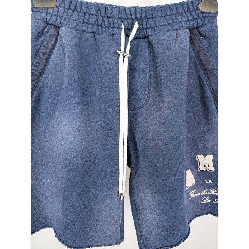 Amiri o1rshd1 Vintage Collegiate Shorts in Blue Size US 30 / EU 46 - 7 Thumbnail