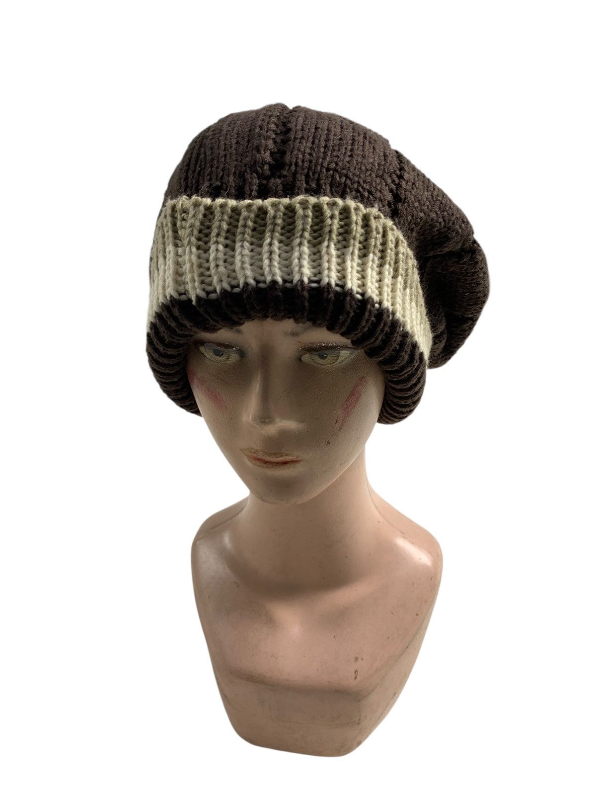 Kapital Crochet knitted big beanie hats rare Size ONE SIZE - 1 Thumbnail