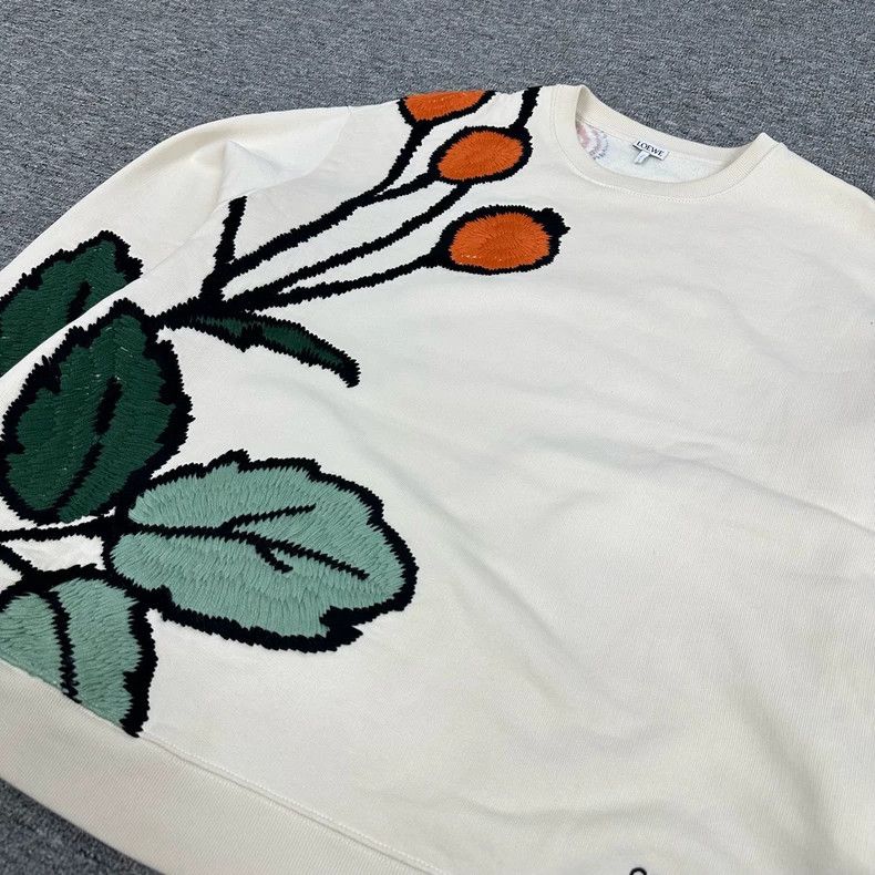 Loewe Loewe Pistachios Heavy Embroidery Hoodie Size M / US 6-8 / IT 42-44 - 4 Thumbnail