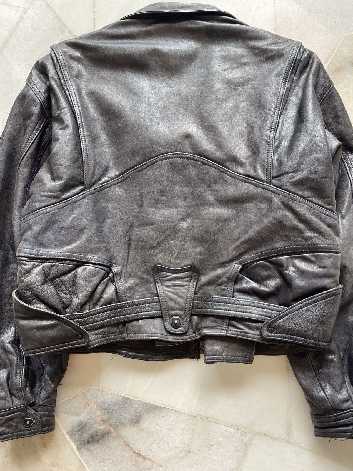 Kadoya Rare 90s Kadoya Leather Motorcycle Jacket Size US M / EU 48-50 / 2 - 15 Thumbnail
