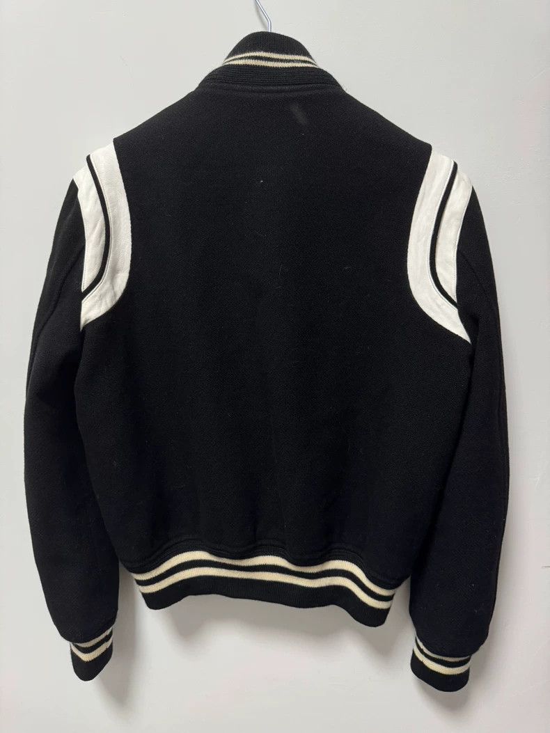 Saint Laurent Paris Saint Laurent Paris 15fw patchwork black and white Teddy ja Size US S / EU 44-46 / 1 - 2 Thumbnail