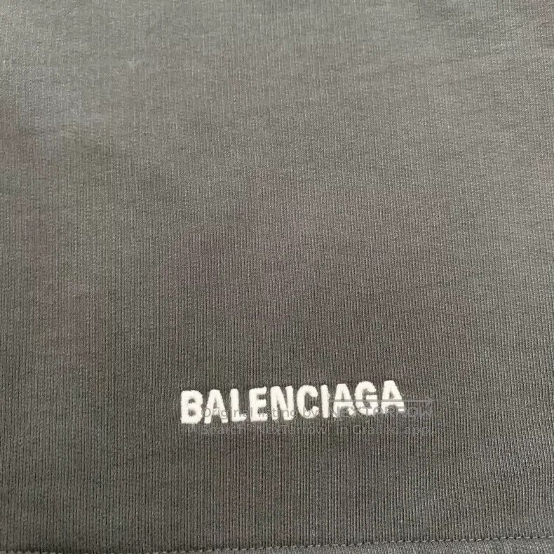 Balenciaga Balenciaga size M Black Washed Distressed Embroidered Logo Size US 27 - 3 Thumbnail