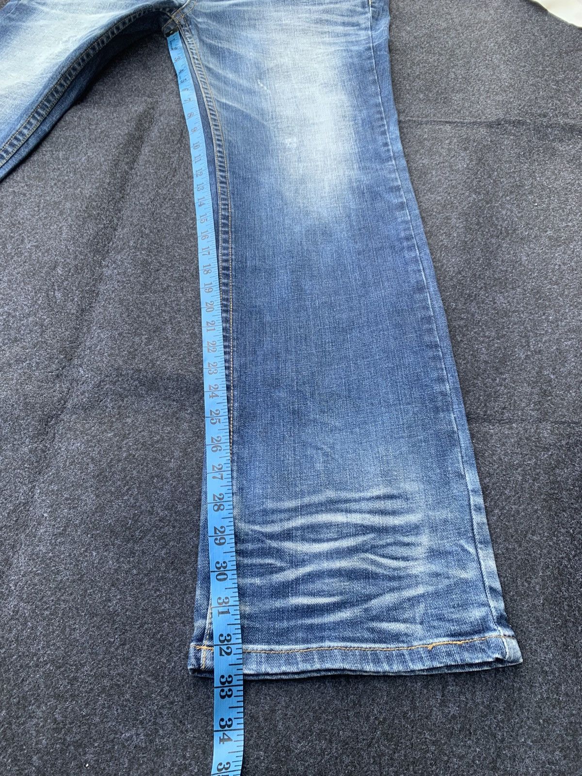 Beauty Beast Pasta Denim big cross like chrome hearts style Size US 35 - 11 Thumbnail