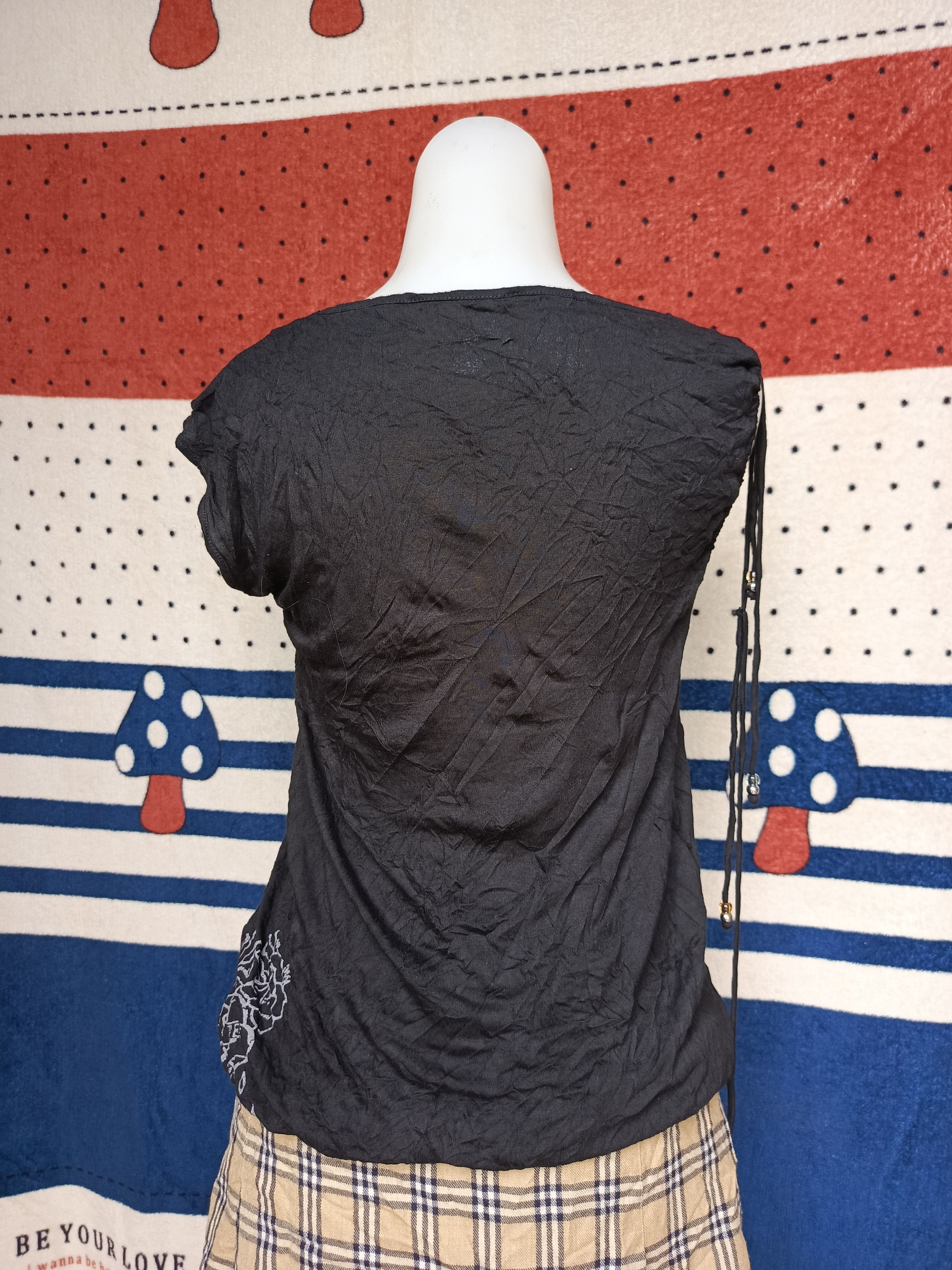 Japanese Brand Replay ros print sleeveless t-shirts Size XS / US 0-2 / IT 36-38 - 3 Thumbnail
