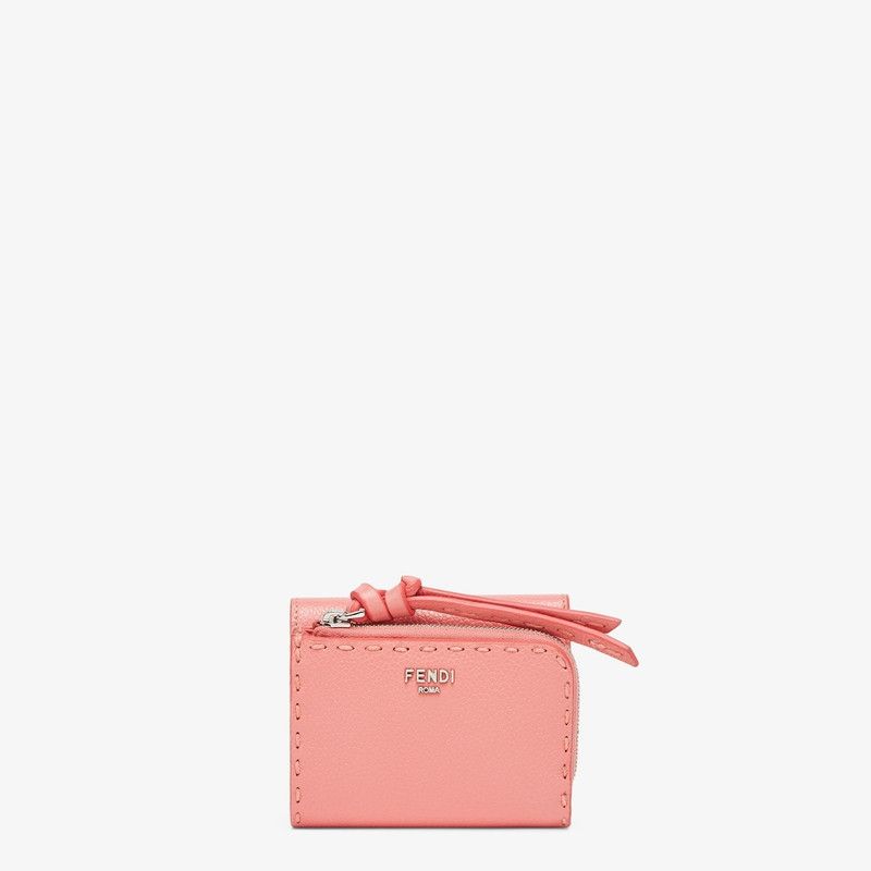 Fendi o1s1wg111125 Size: OS/ Peekaboo Micro Trifold in Pink Size ONE SIZE - 1 Thumbnail