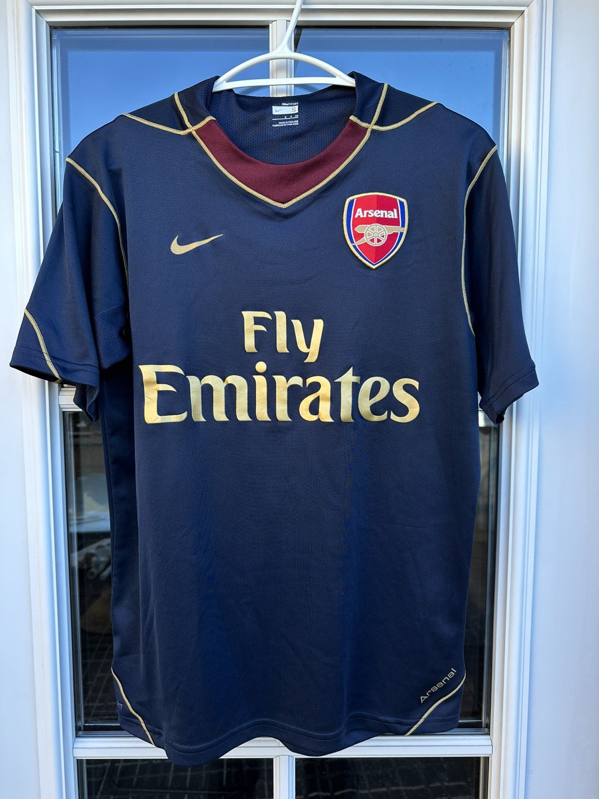 Nike Vintage 2007 rare Nike Arsenal Emirates soccer jersey shirt Size US S / EU 44-46 / 1 - 1 Thumbnail