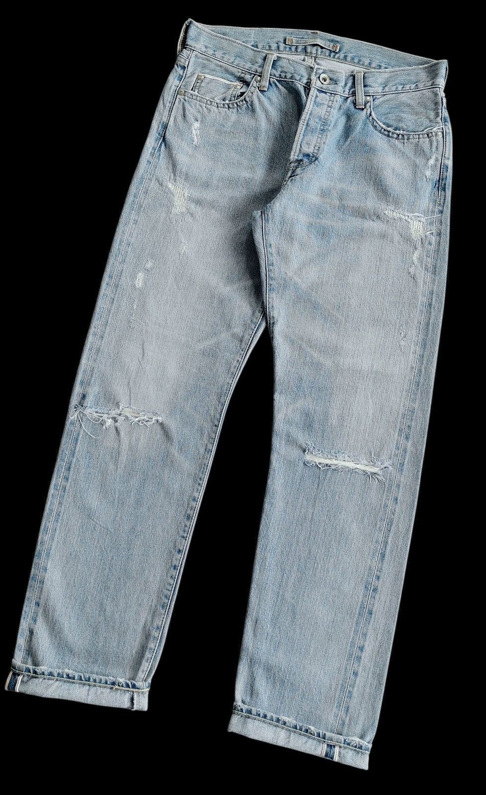 GOA GOA Selvedge Denim Distressed Size US 30 / EU 46 - 6 Thumbnail
