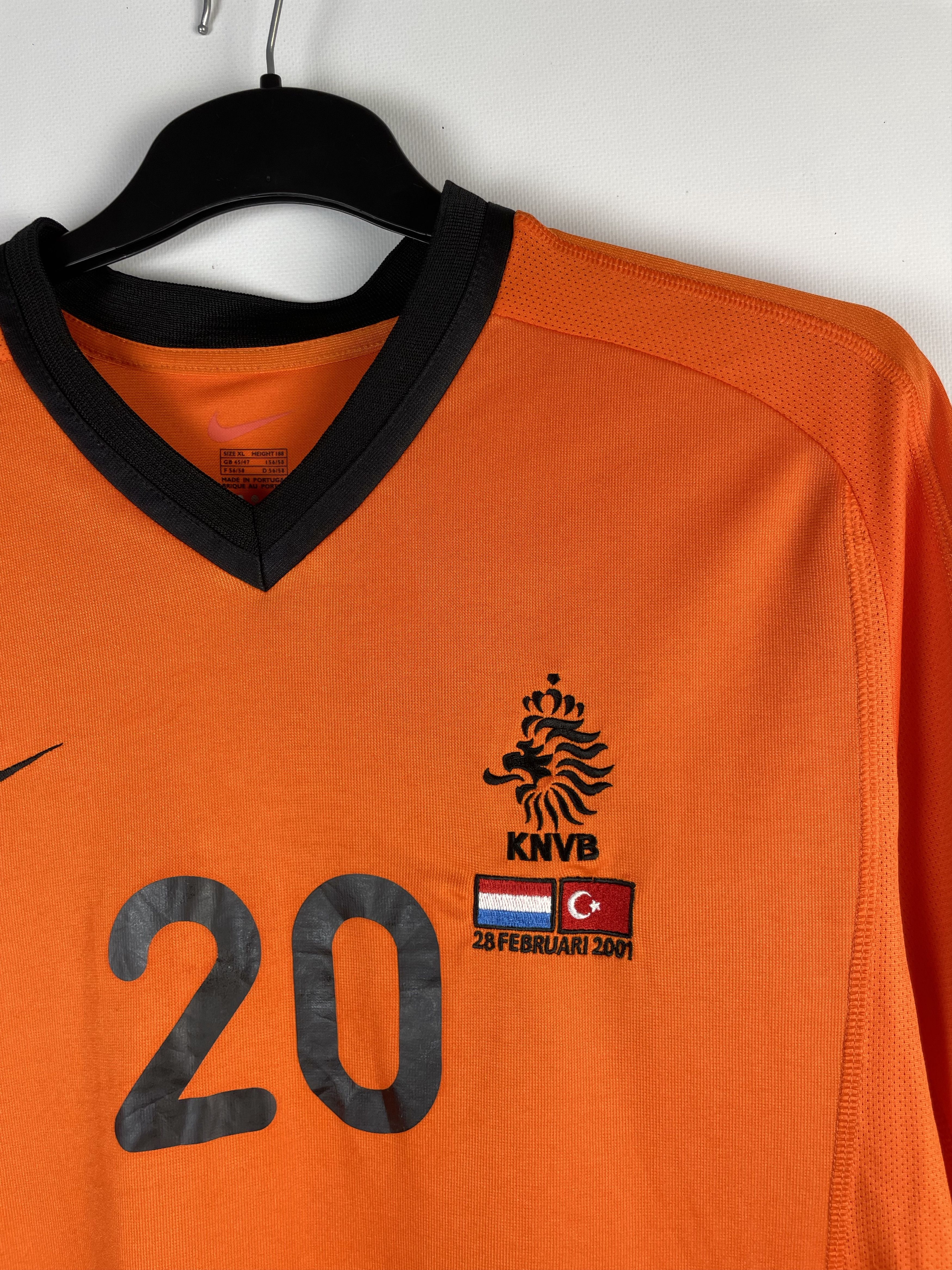 Nike Nike KNVB Netherlands 2000 2001 Football Soccer Shirt Jersey Size US XL / EU 56 / 4 - 4 Thumbnail