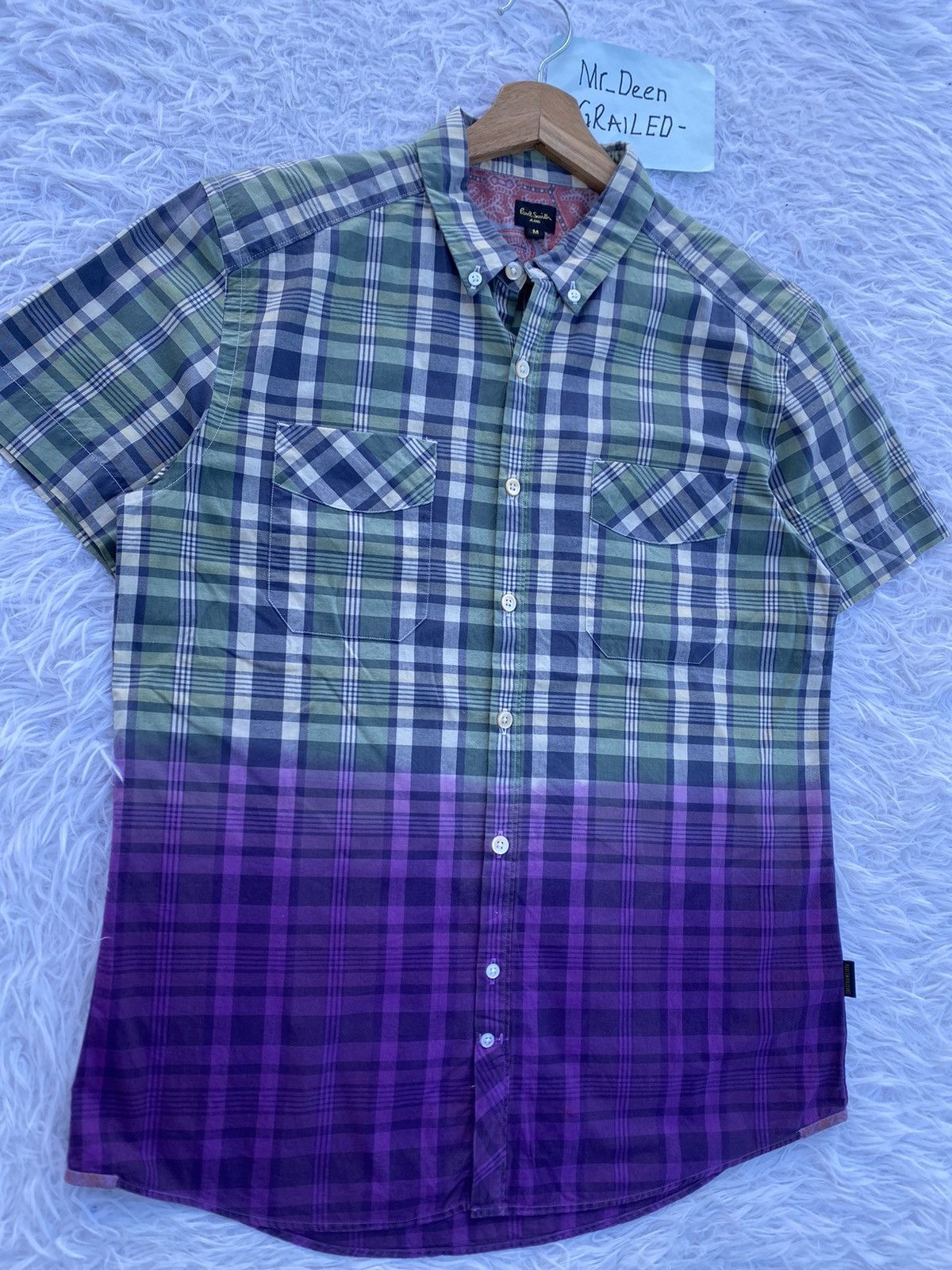Paul Smith Rare Paul Smith Checkered Buttons Up Shirt Size US M / EU 48-50 / 2 - 5 Thumbnail