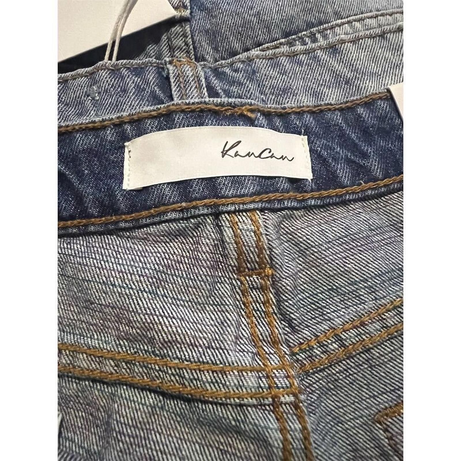 Kancan USA Kancan Women's Denim Cut-Off Shorts Blue Size L rainbow Size 36" / US 14 / IT 50 - 10 Thumbnail