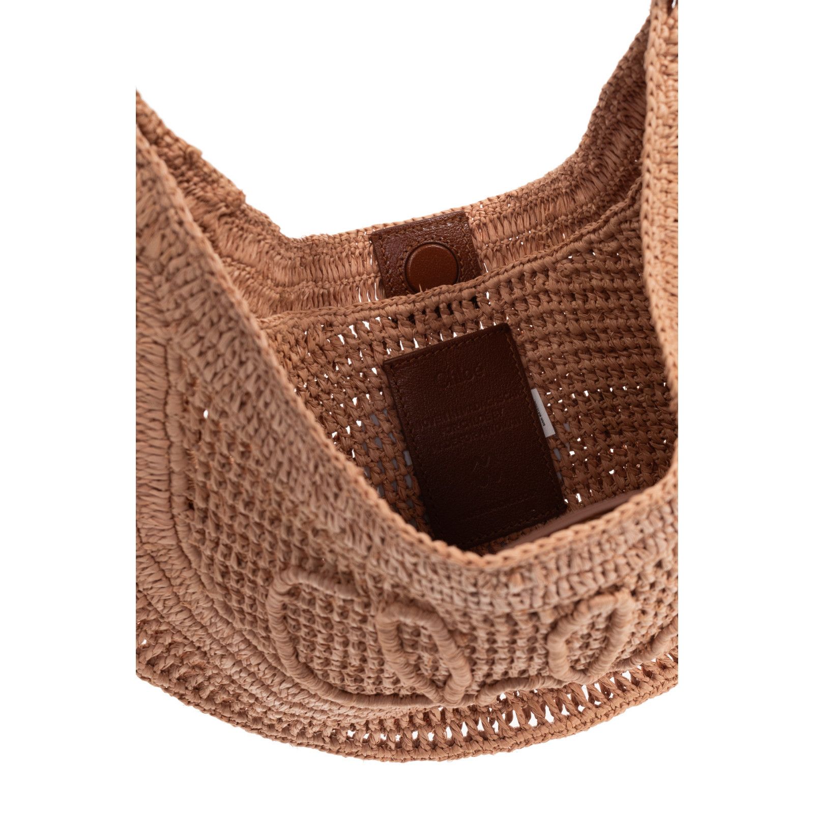 Chloe Chloe Summer Banana Pink Raffia Hobo Bag New & Authentic Size ONE SIZE - 4 Thumbnail