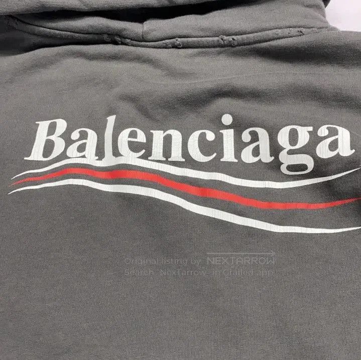 Balenciaga Balenciaga FW22 Logo Grey Long Sleeve Hoodie. Size US S / EU 44-46 / 1 - 9 Thumbnail