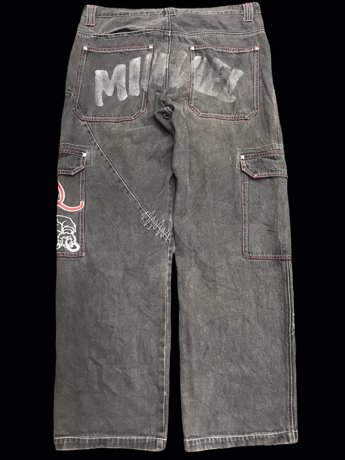 Other 💥BAGGY💥DACK DIVE COOL DESIGN BAGGY MILD DENIM F376 Size US 37 - 2 Thumbnail