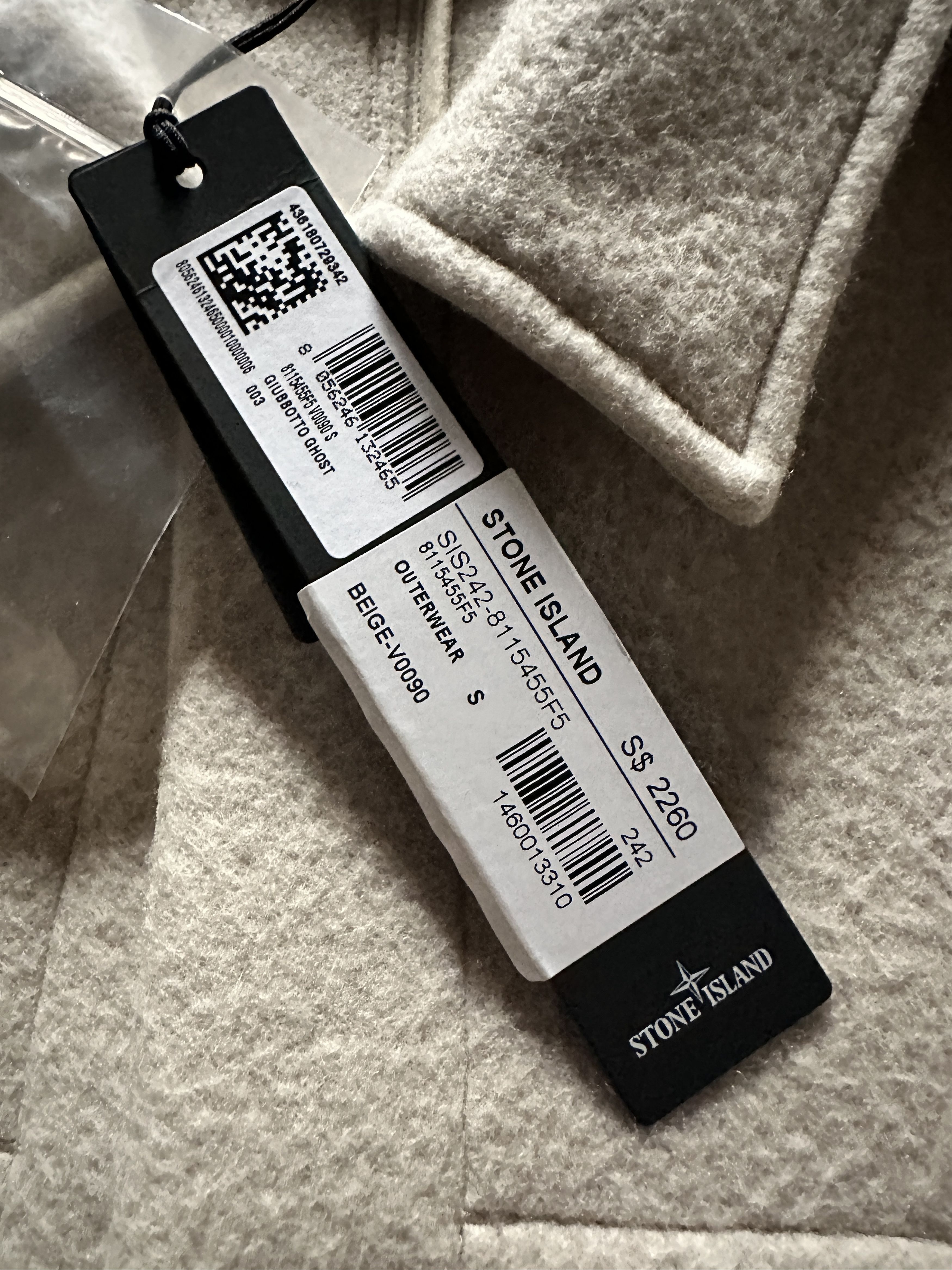 Stone Island Heavy Melton Ghost Wool Coat Jacket Size US S / EU 44-46 / 1 - 4 Thumbnail