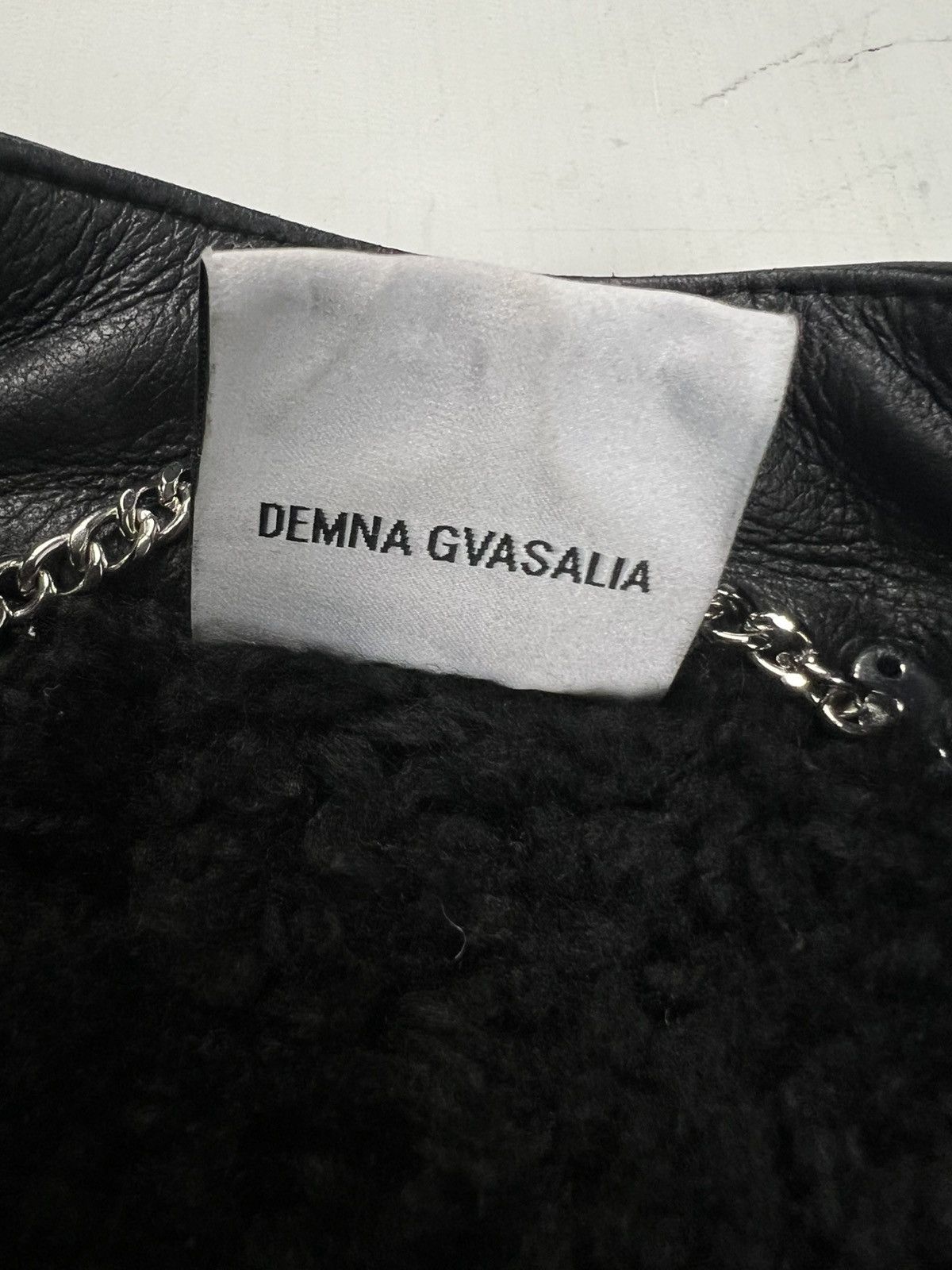 Balenciaga VETEMENTS SHEEPSKIN SHEARLING LEATHER MOTO RACING JACKET Size US M / EU 48-50 / 2 - 5 Thumbnail
