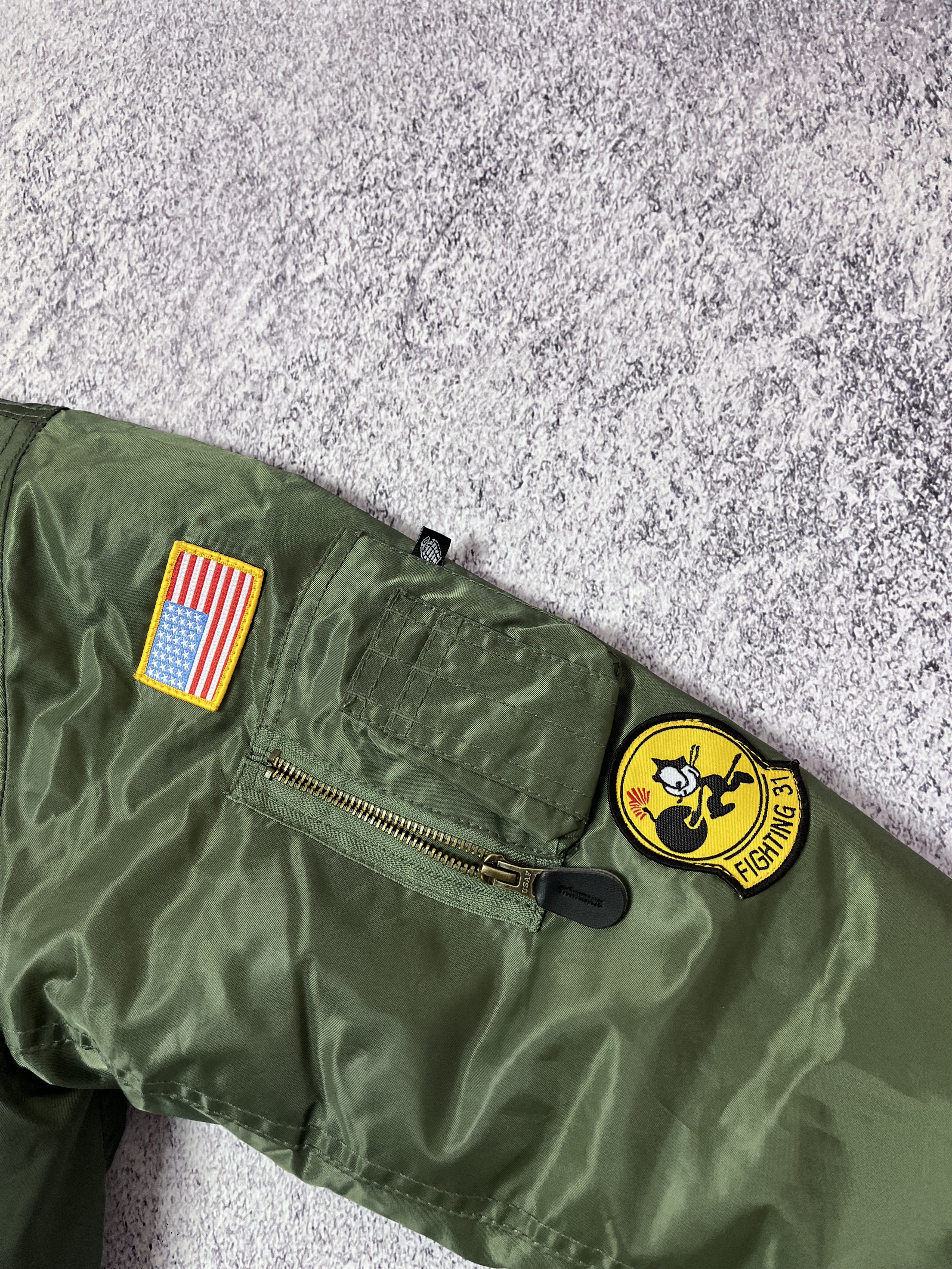 Japanese Brand Men’s military bomber’s size xs Green USA Size US XS / EU 42 / 0 - 5 Thumbnail