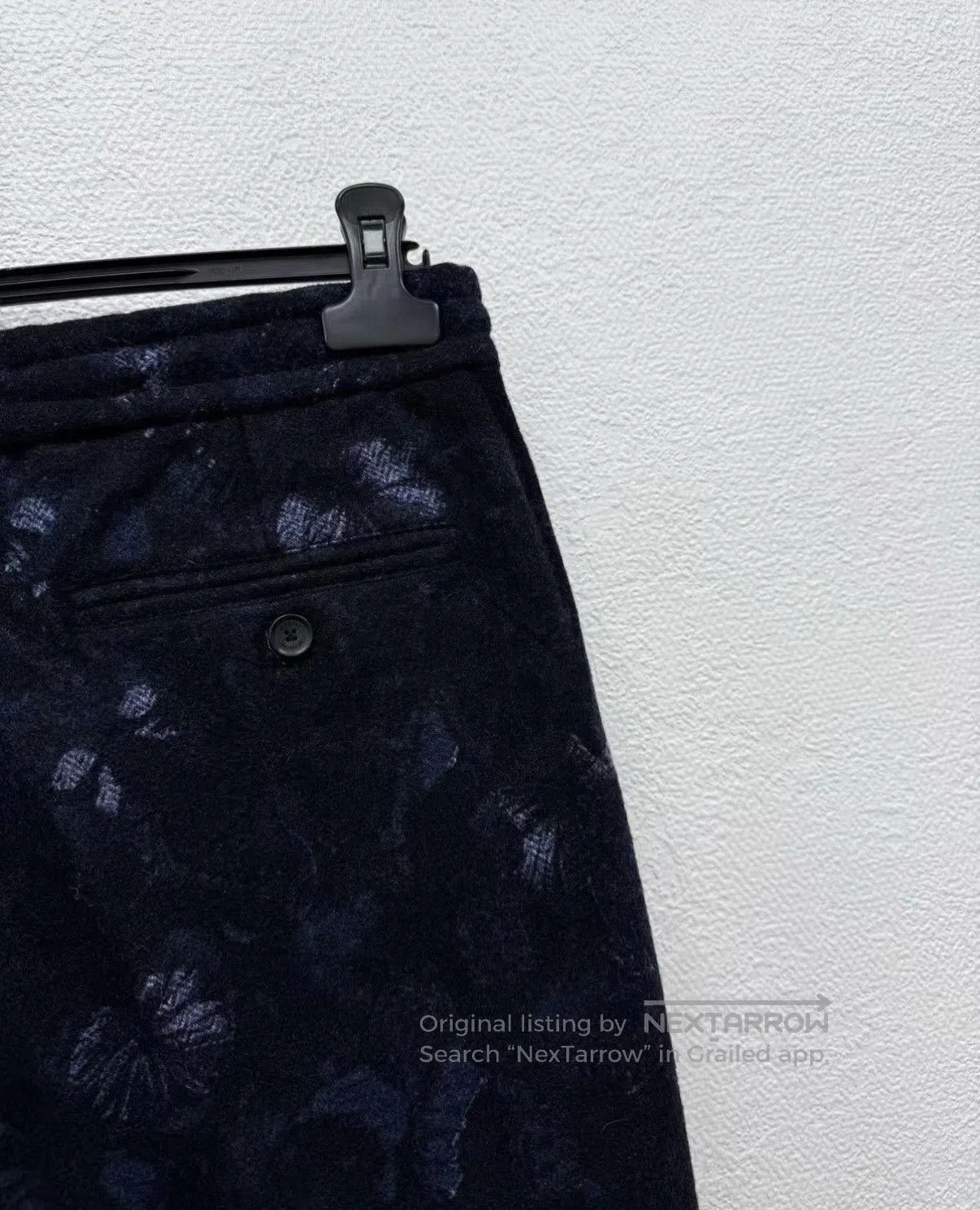 Valentino Black Floral Patterned Casual Pants Size 30. Size US 30 / EU 46 - 6 Thumbnail
