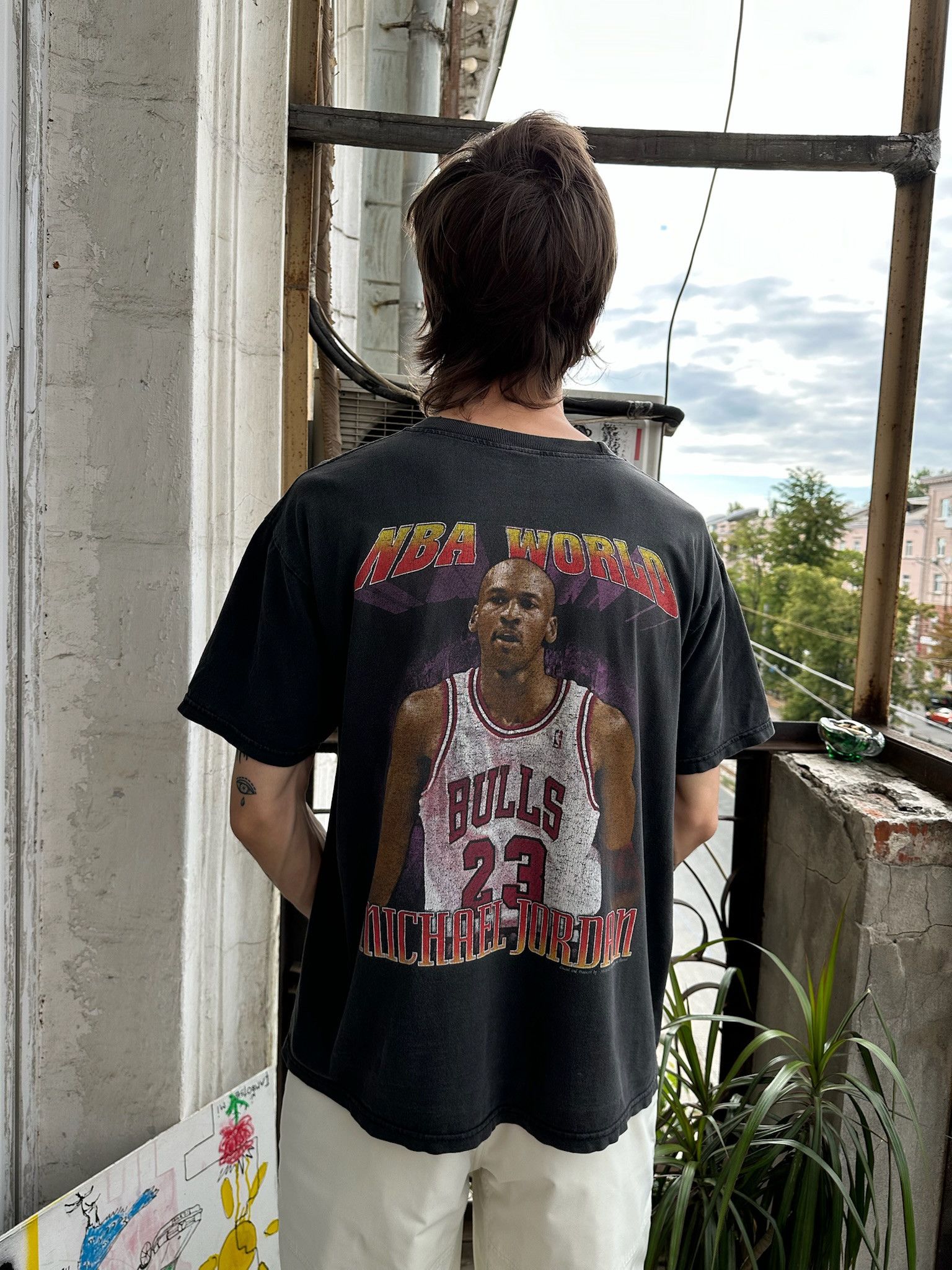 Rap Tees Michael Jordan T-Shirt faded Size US M / EU 48-50 / 2 - 3 Thumbnail