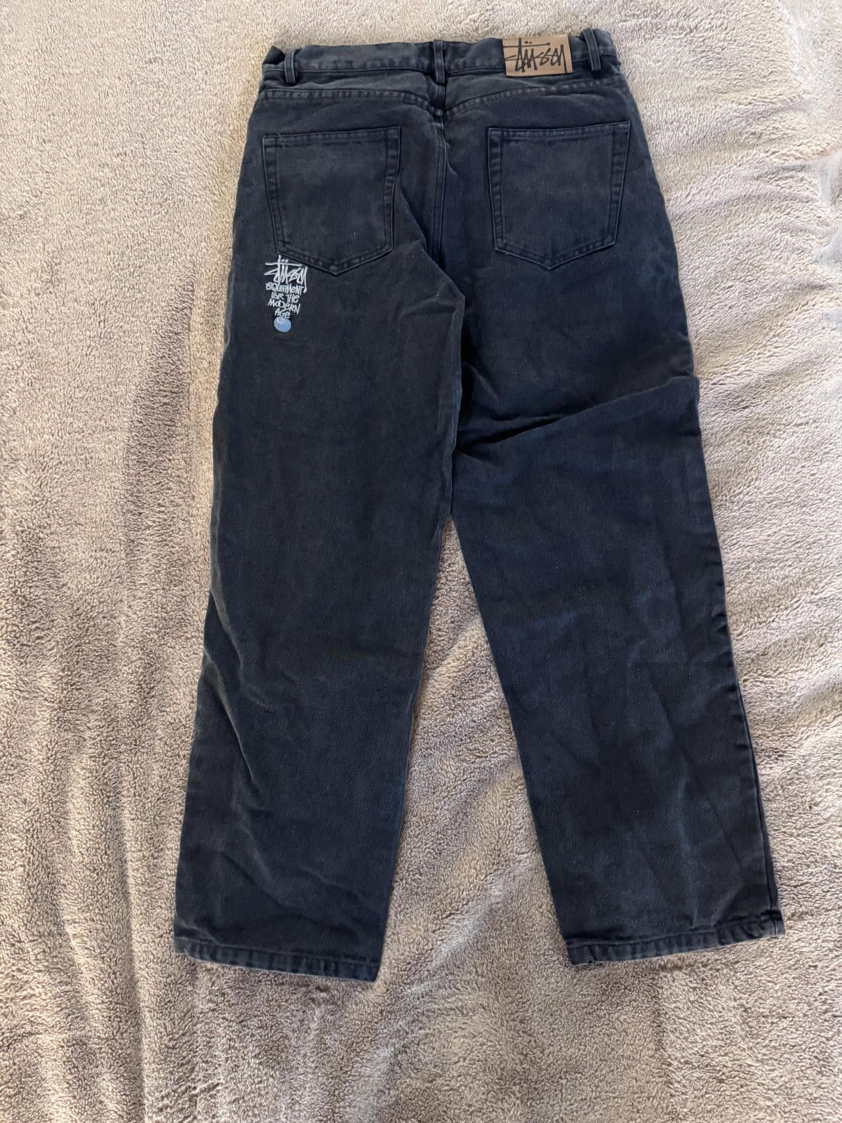 Stussy Stussy Quality Workgear Black Denim Jeans Size US 30 / EU 46 - 5 Thumbnail