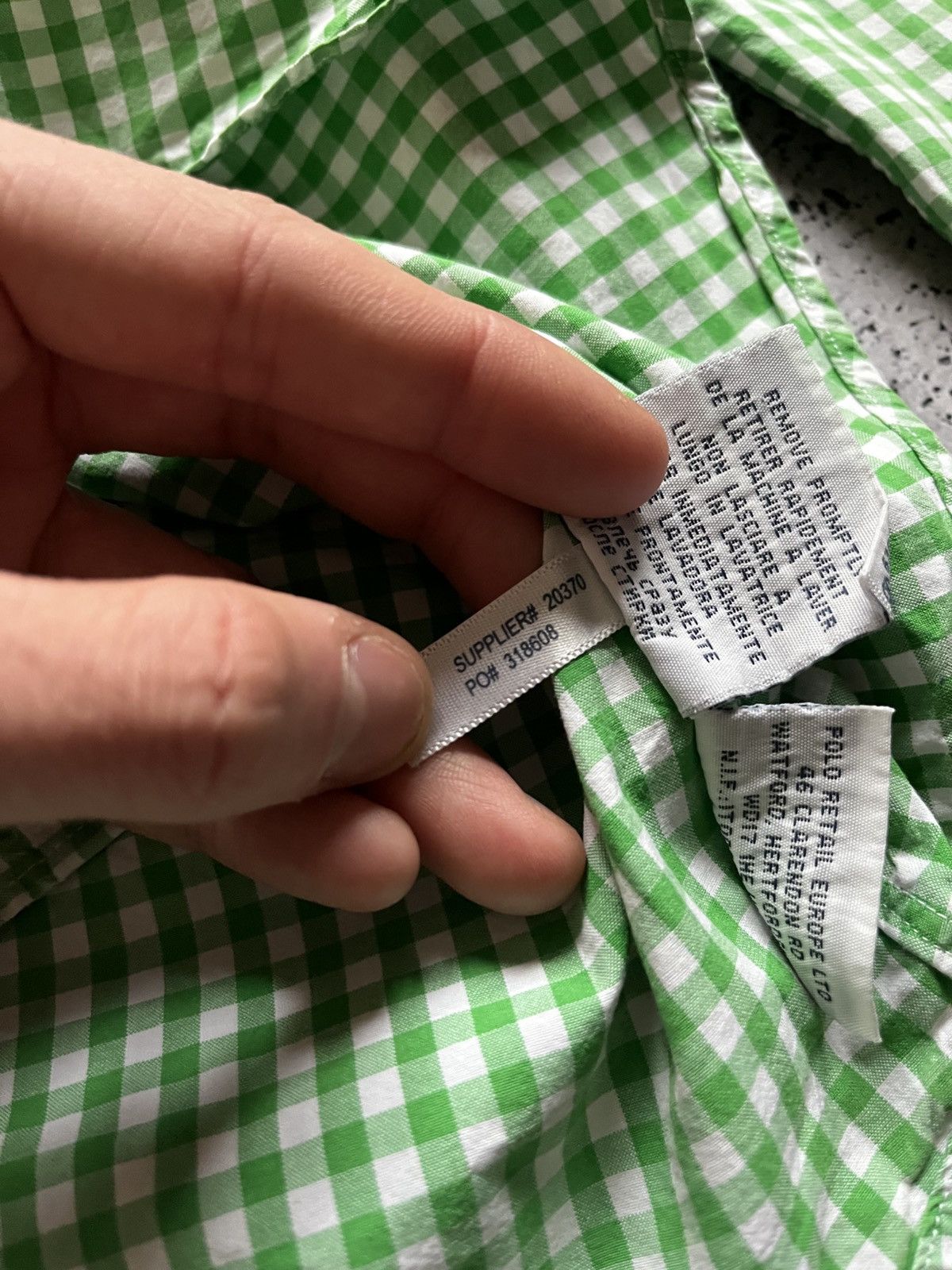 Vintage Vintage Polo Ralph Lauren Checkered Shirt Button Up Y2K USA Size US M / EU 48-50 / 2 - 9 Thumbnail