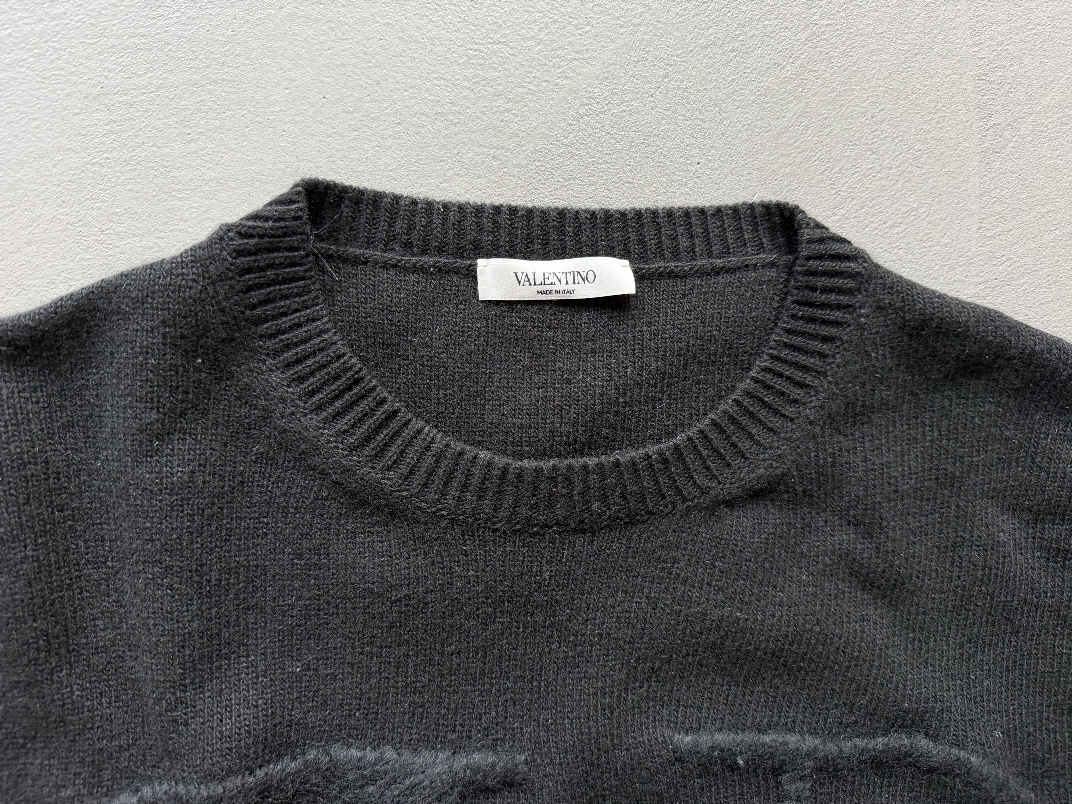 Valentino Valentino Wool Cashmere Logo Sweater Size US S / EU 44-46 / 1 - 3 Thumbnail