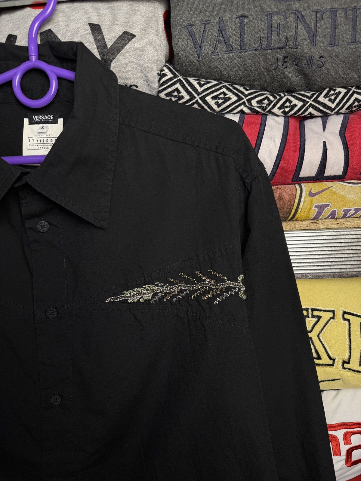 Versace Jeans Couture Versace Jeans Couture Luxury Crazy Shirt Size L Size US L / EU 52-54 / 3 - 5 Thumbnail