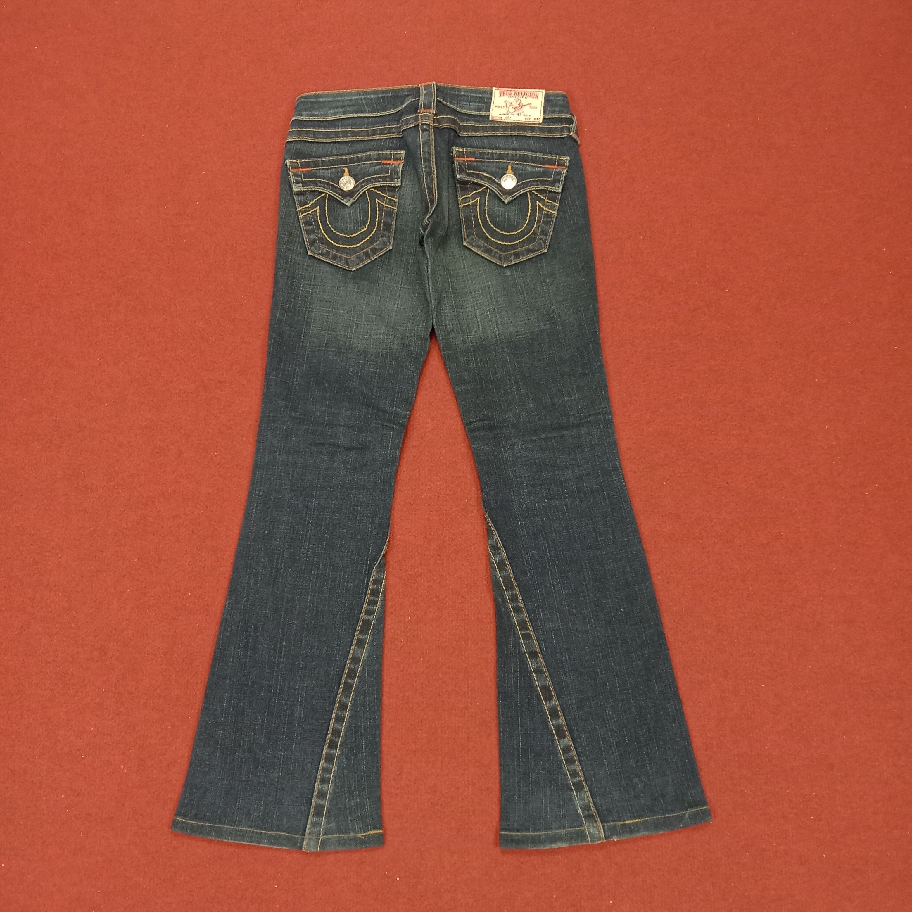 Vintage True Religion Fashion Style Streetwear Bootcut Jeans Size 27" / US 4 / IT 40 - 1 Thumbnail