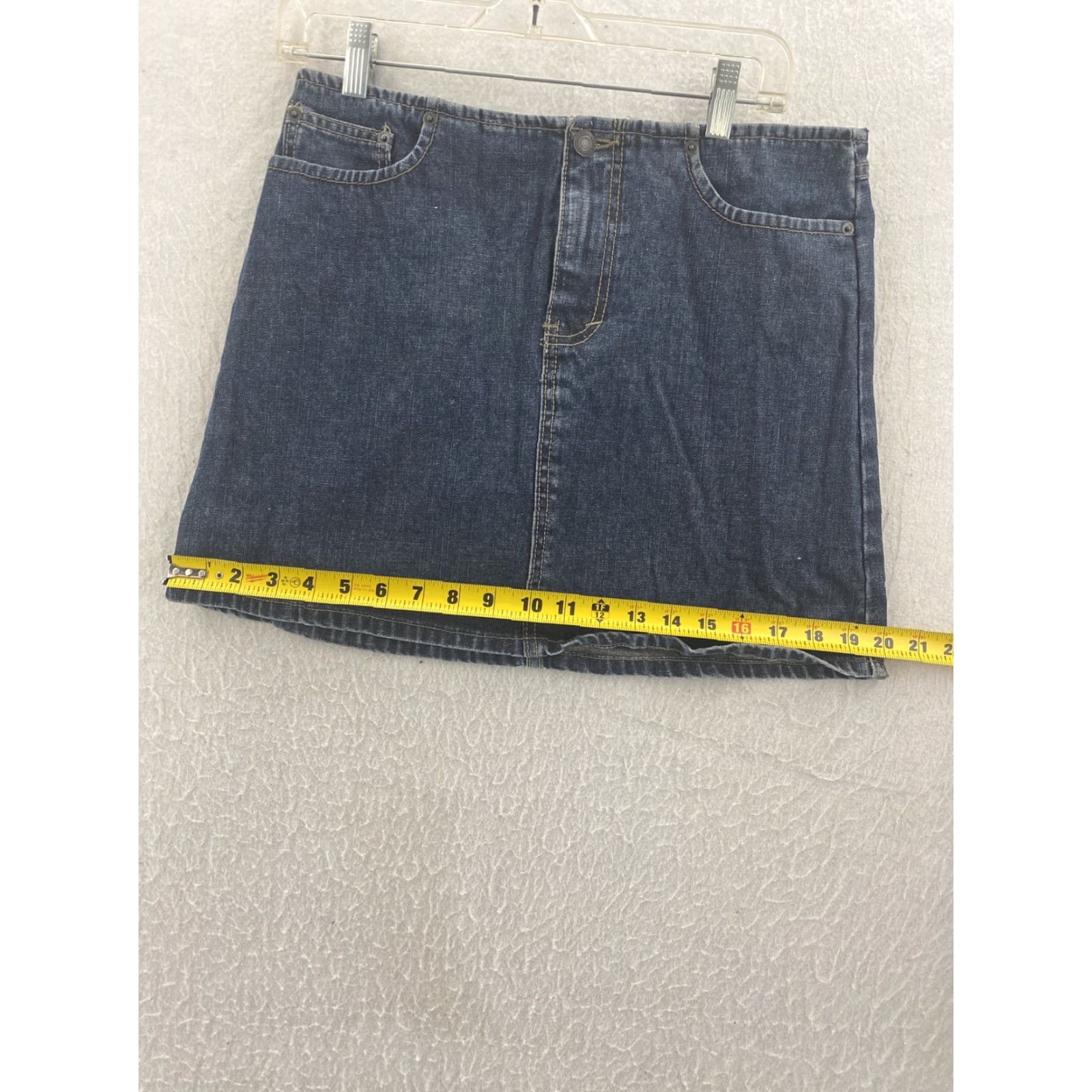 American Eagle Outfitters VINTAGE American Eagle Denim Jean Skirt Adult 2 Mini Short Made in USA Size 26" / US 2 / IT 38 - 4 Thumbnail