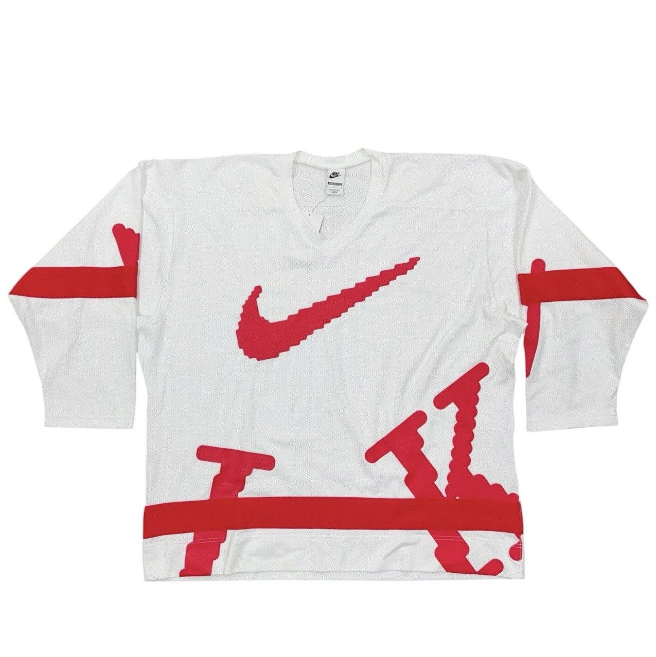 Nike NIKE SPORTSWEAR CLUB HOCKEY JERSEY_WHITE/UNIVERSITY RED Size US M / EU 48-50 / 2 - 5 Thumbnail
