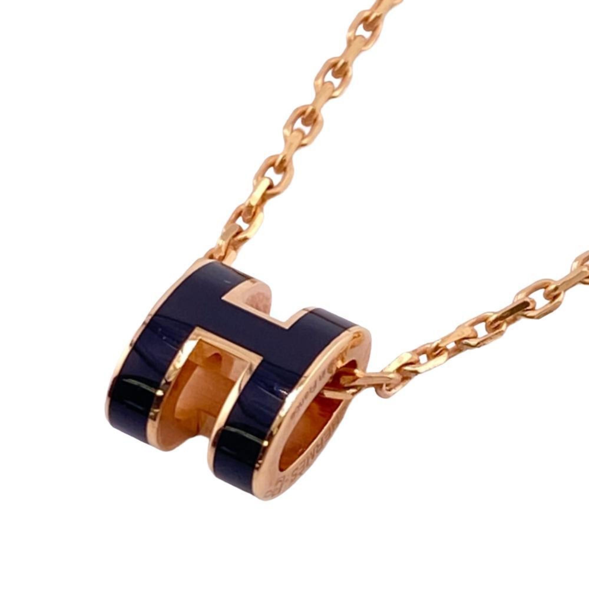 image of Hermes Pop Ash Necklace Black Women's Z0005947