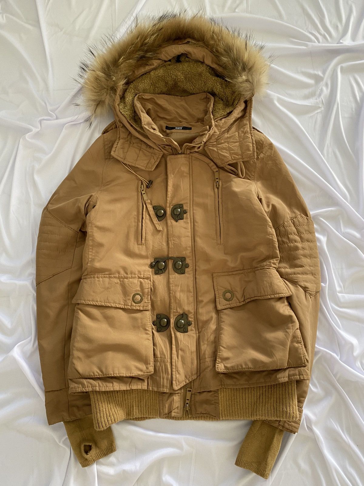 Japanese Brand Le grande bleu heavy coats fur jacket Size US M / EU 48-50 / 2 - 12 Thumbnail
