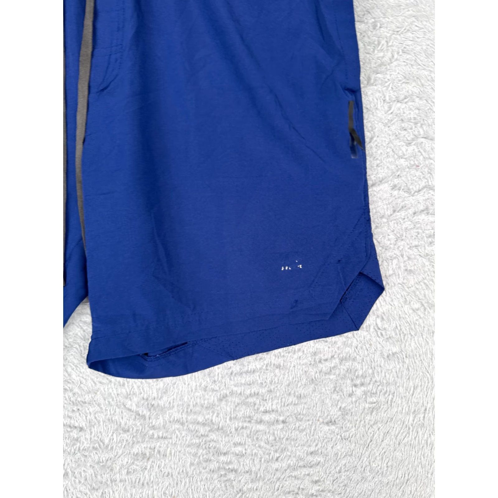 Vintage VINTAGE is not applicable; RBX Shorts Mens Large Blue X-Dri 100% Polyester Sweat Gym Run Running Drawstring Size US 33 - 2 Thumbnail