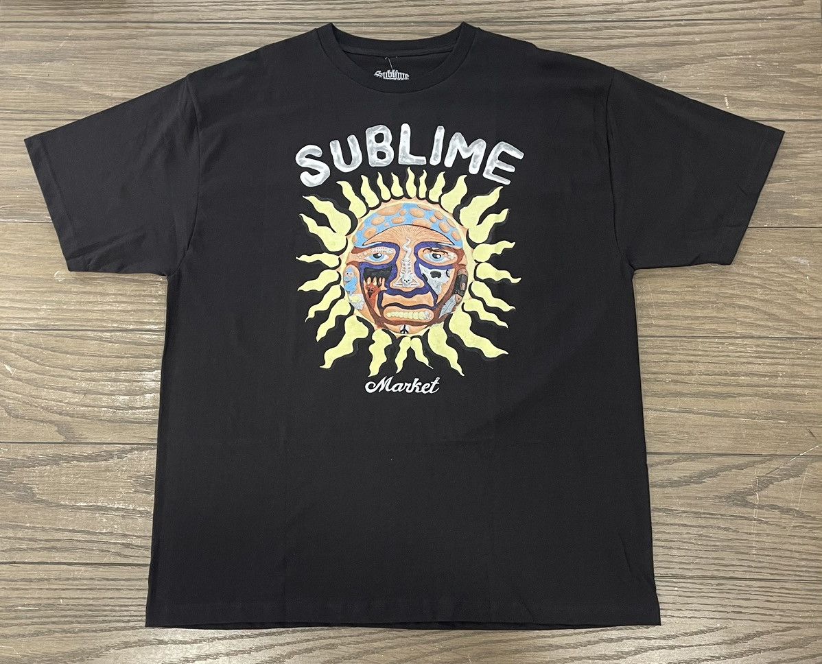 Designer × Market 💥 MARKET Sublime Freedom Sun Shirt Black XXL 2XL 💥 Size US XXL / EU 58 / 5 - 4 Thumbnail