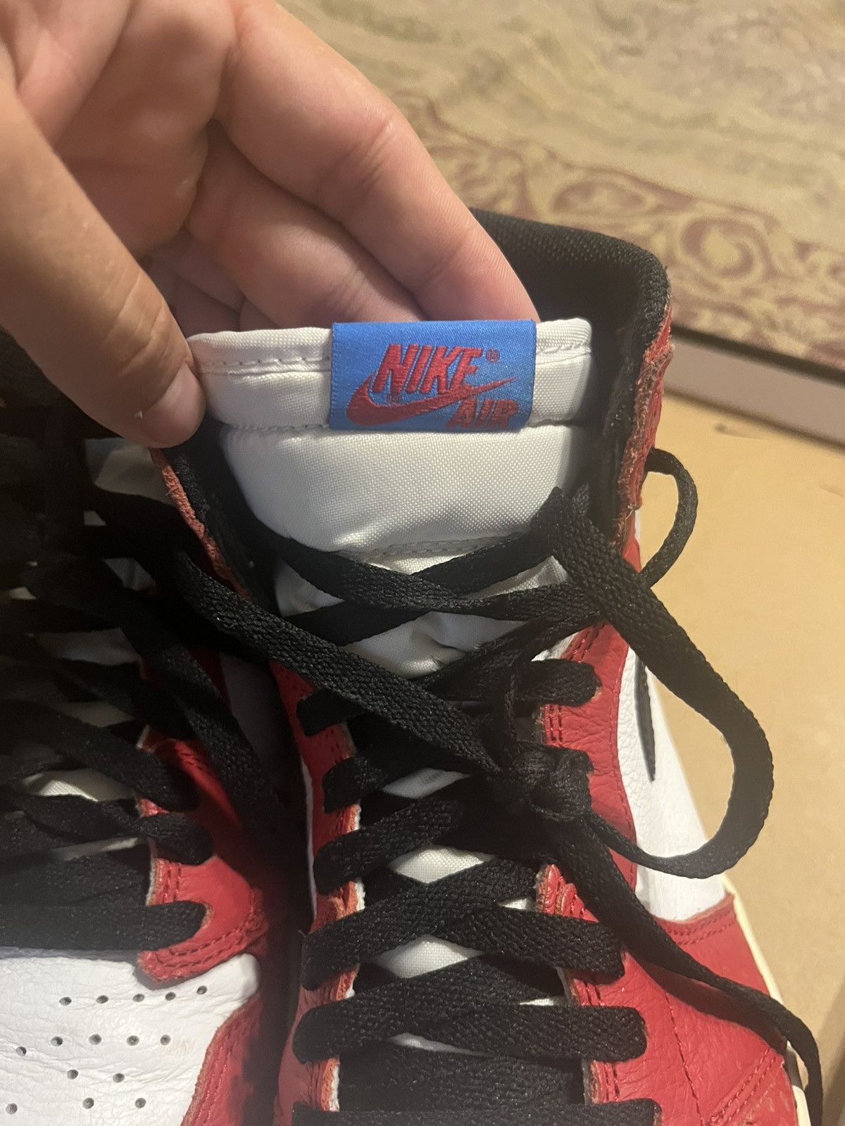 Nike Jordan 1 Retro High Spider man Origin Story Size US 11 / EU 44 - 8 Thumbnail