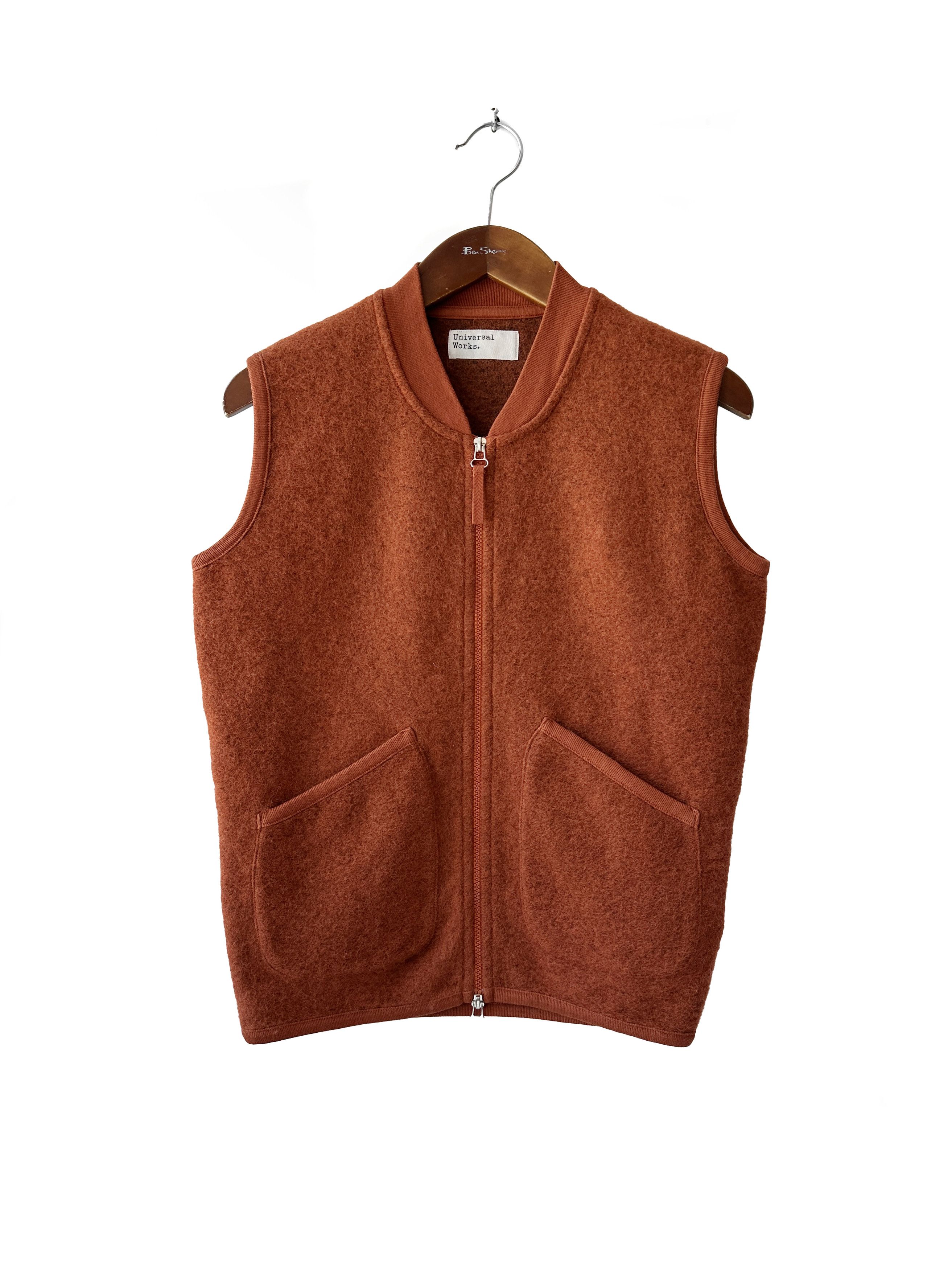 Universal Works Universal Works brick wool vest Size US M / EU 48-50 / 2 - 1 Thumbnail
