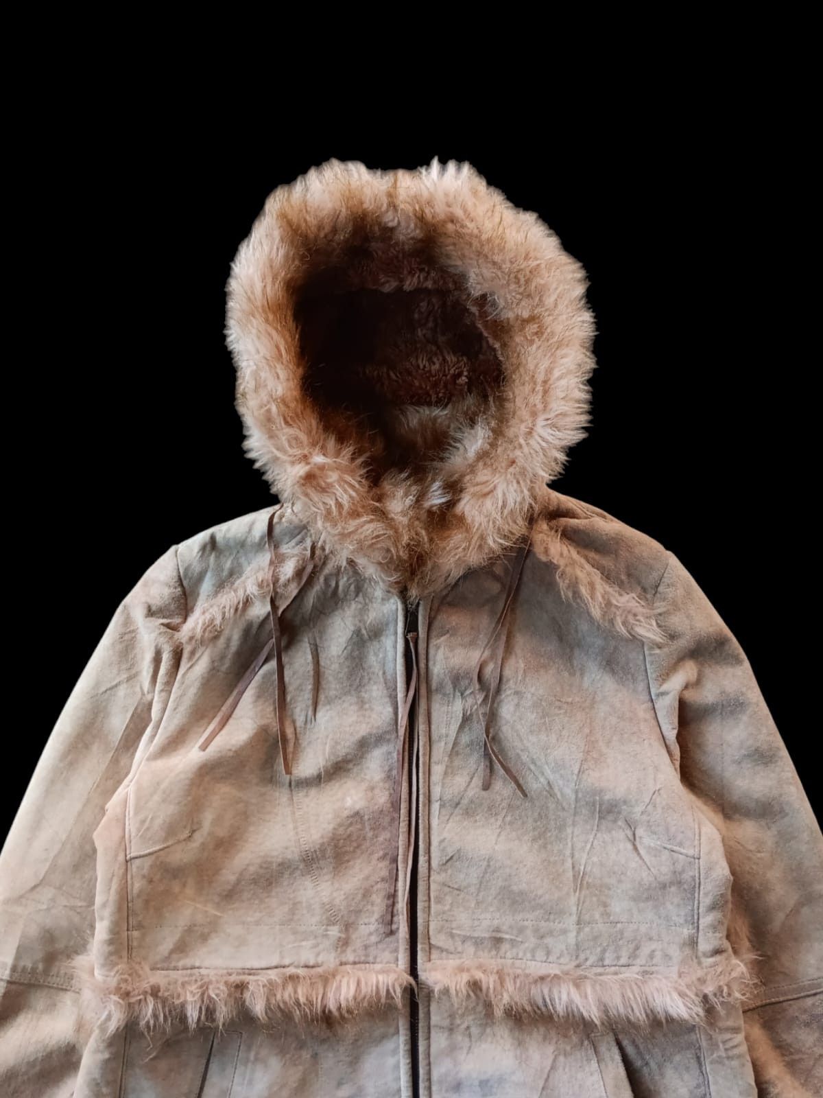 Vintage Avanti NewYork suede fur hoodie style jacket Size US M / EU 48-50 / 2 - 5 Thumbnail