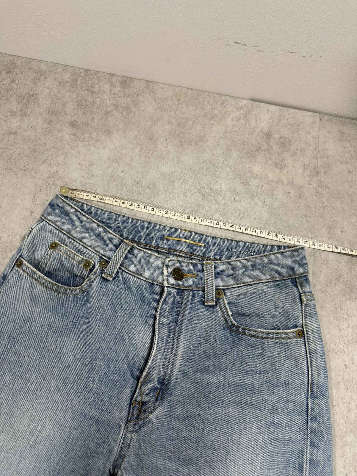 Saint Laurent Paris Saint Laurent Paris flared jeans washed blue 34 / XS Size 25" / US 0 / IT 36 - 8 Thumbnail