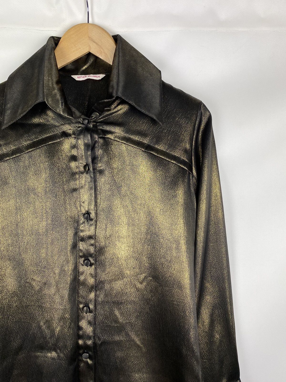 Designer × Matthew Williamson Matthew Williamson ladies long sleeve button up shirt blouse Size M / US 6-8 / IT 42-44 - 5 Thumbnail
