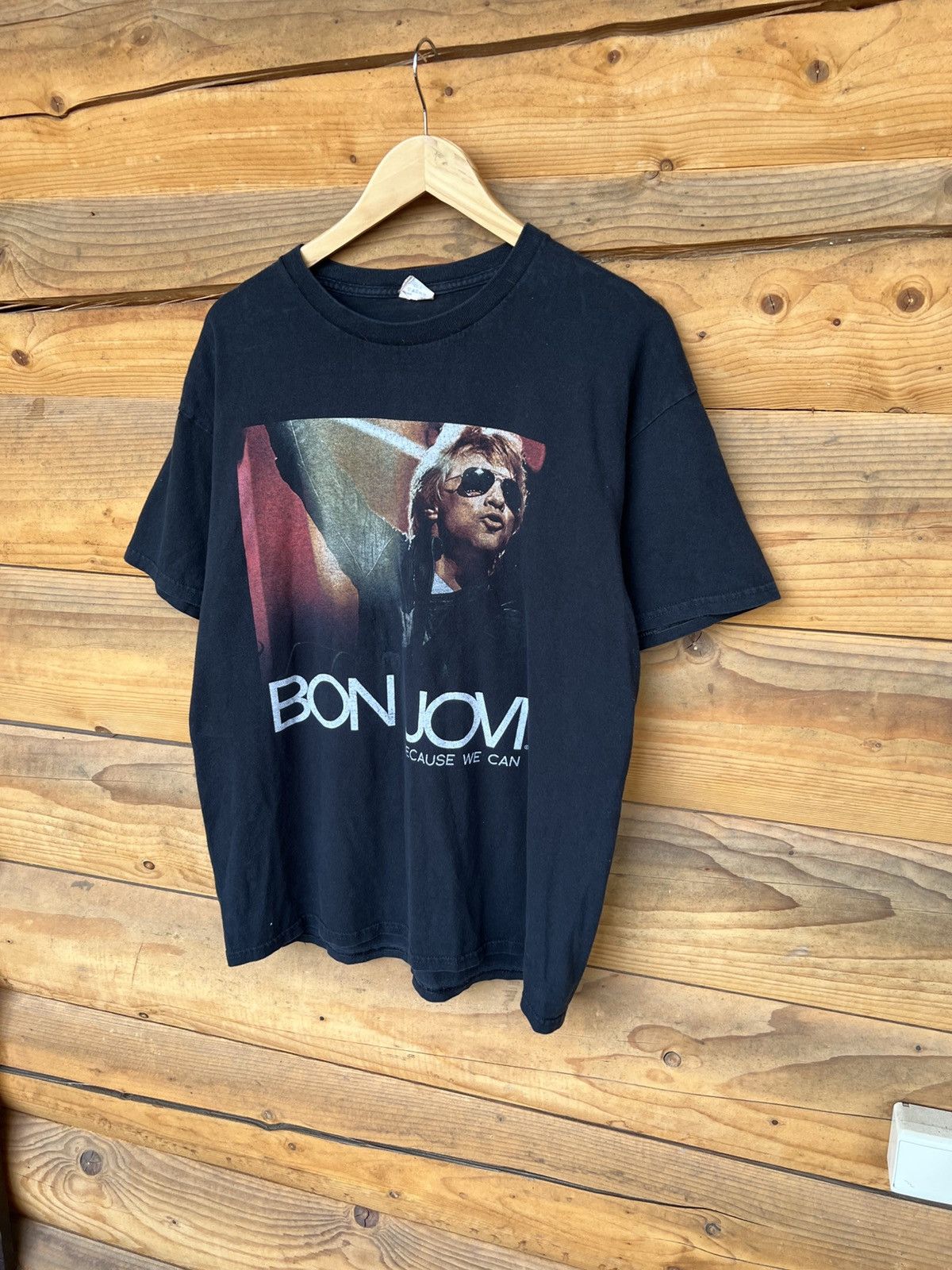 Band Tees 2013 VINTAGE BON JOVI CAUSE WE CAN WORLD ROUR BAND T SHIRT Size US L / EU 52-54 / 3 - 1 Thumbnail
