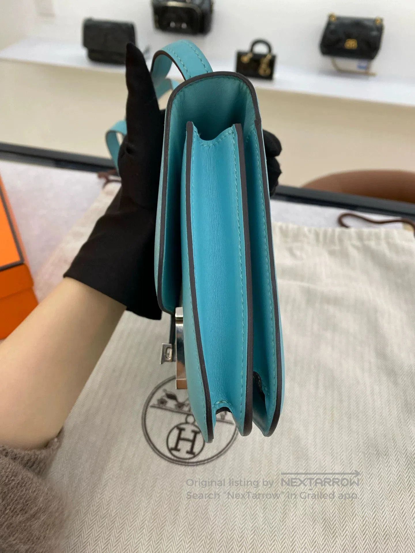 Hermes Hermes Constance 19 Macaron Blue Swift. Size ONE SIZE - 3 Thumbnail